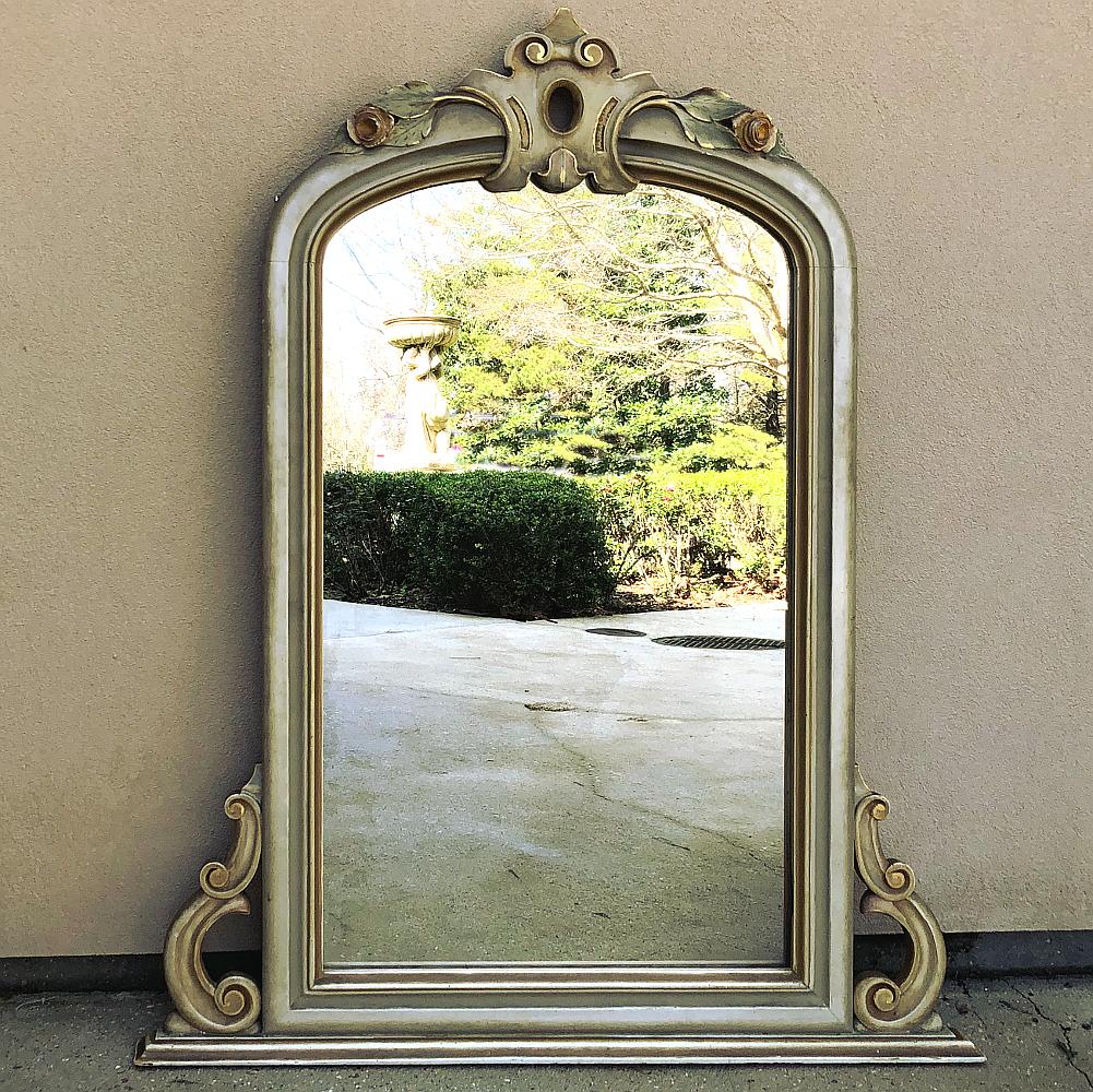 Italian 19th Century Venetian Painted Mirror For Sale