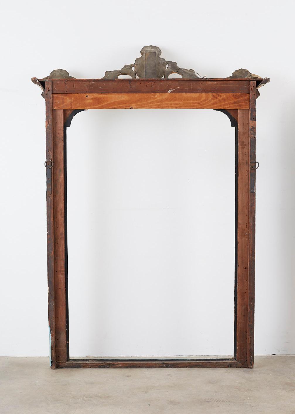 19th Century Venetian Painted Mirror Frame or Picture Frame 10