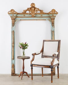 19th Century Venetian Painted Mirror Frame or Picture Frame