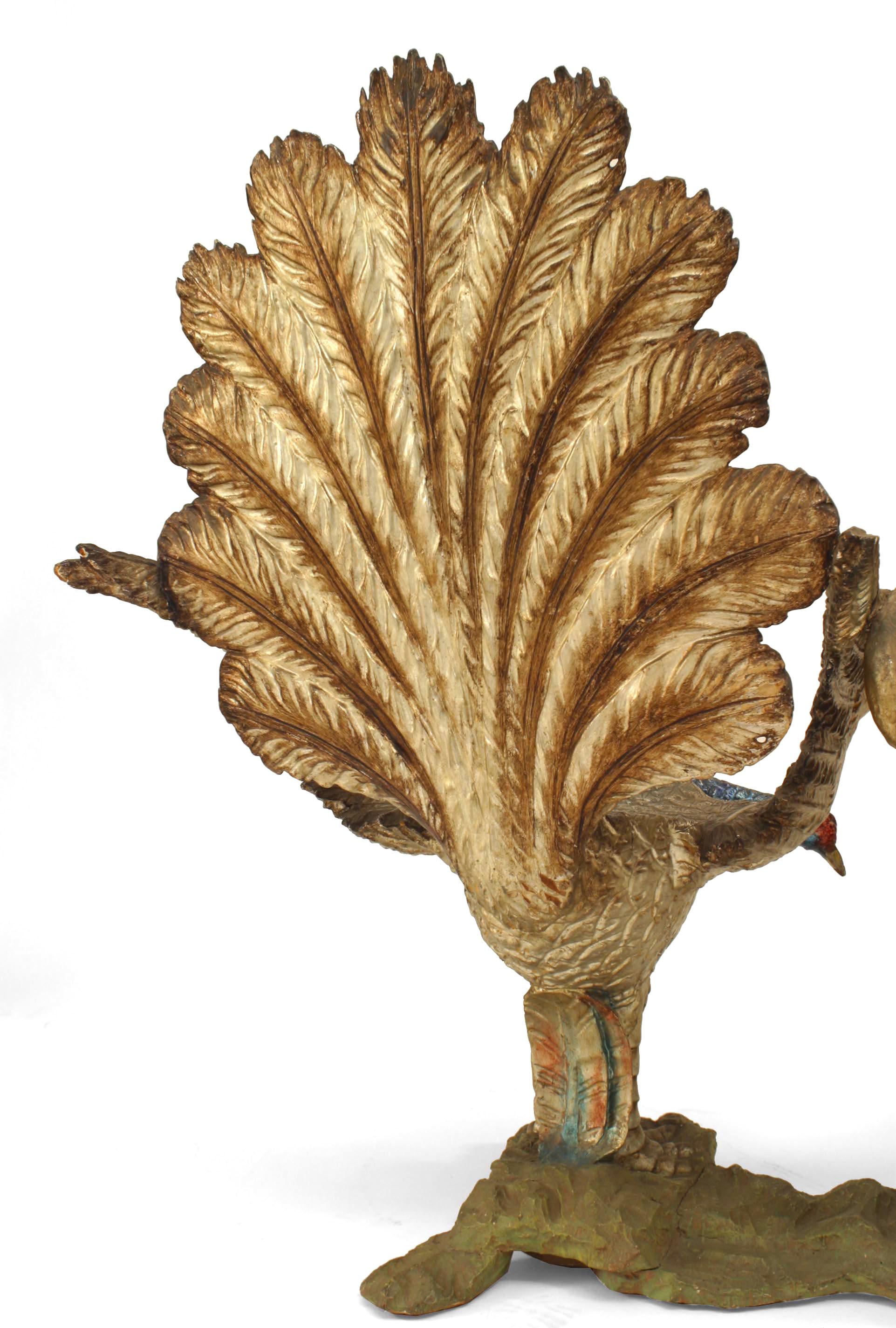 Italian Venetian Peacock Tete-a-tete For Sale 1
