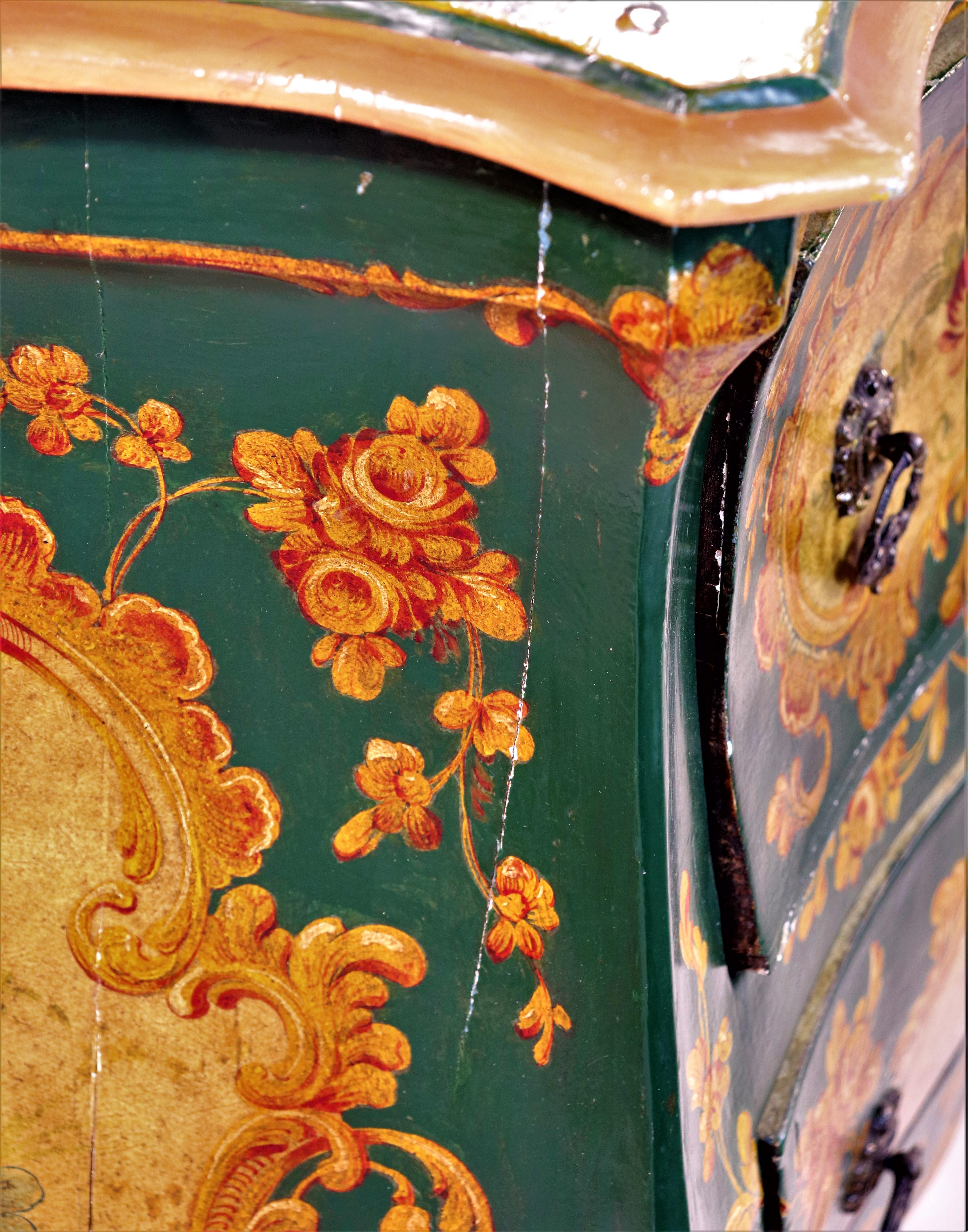 Venezianische Bombenkommode im Rokokostil des 19. Jahrhunderts im Angebot 4