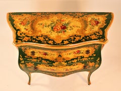 19th Century Venetian Rococo Style Bombe Chest Commode