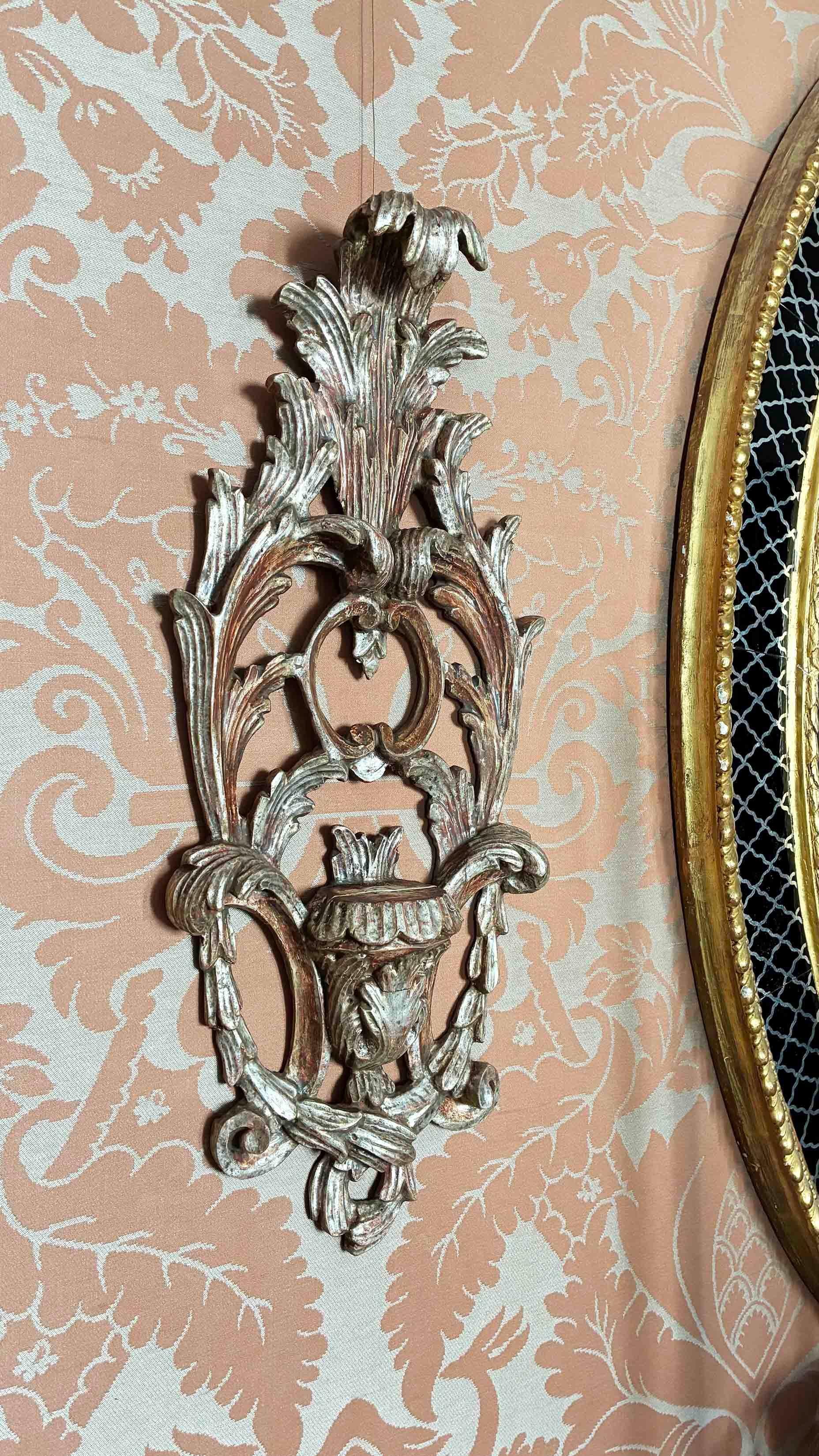 Appliques argentate veneziane del XIX secolo in vendita 5
