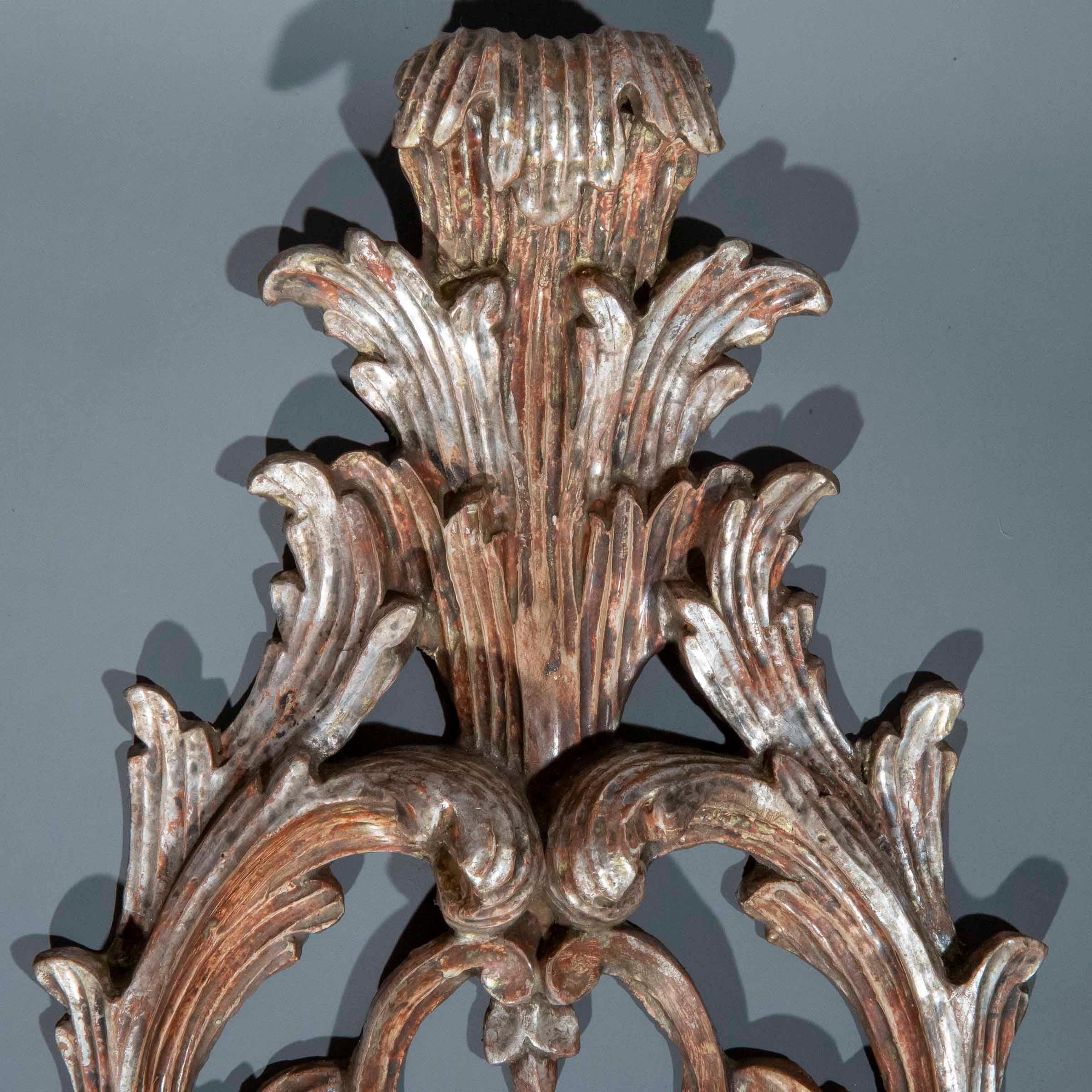 Appliques argentate veneziane del XIX secolo in vendita 6