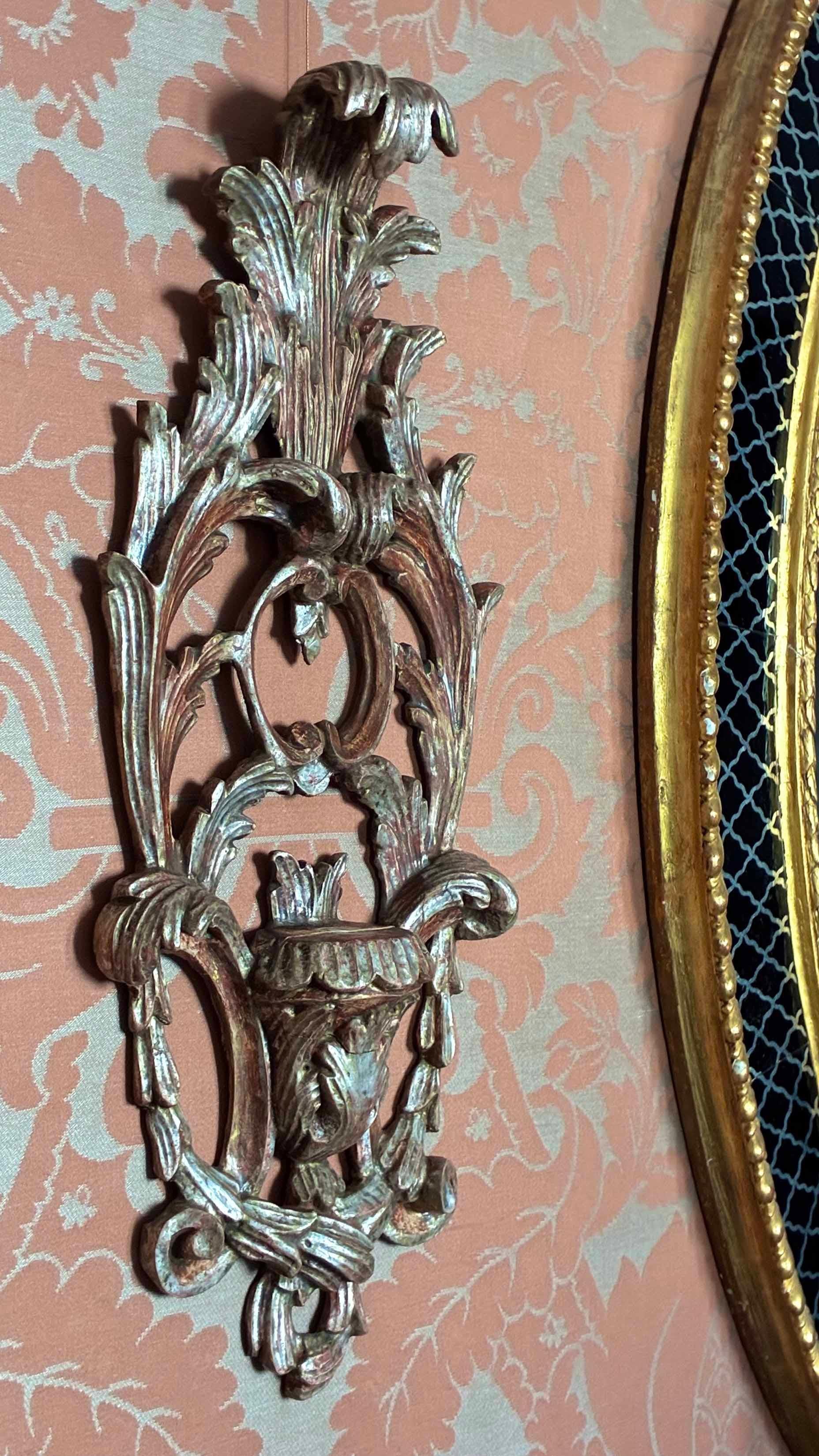 Appliques argentate veneziane del XIX secolo In condizioni buone in vendita a Richmond, London