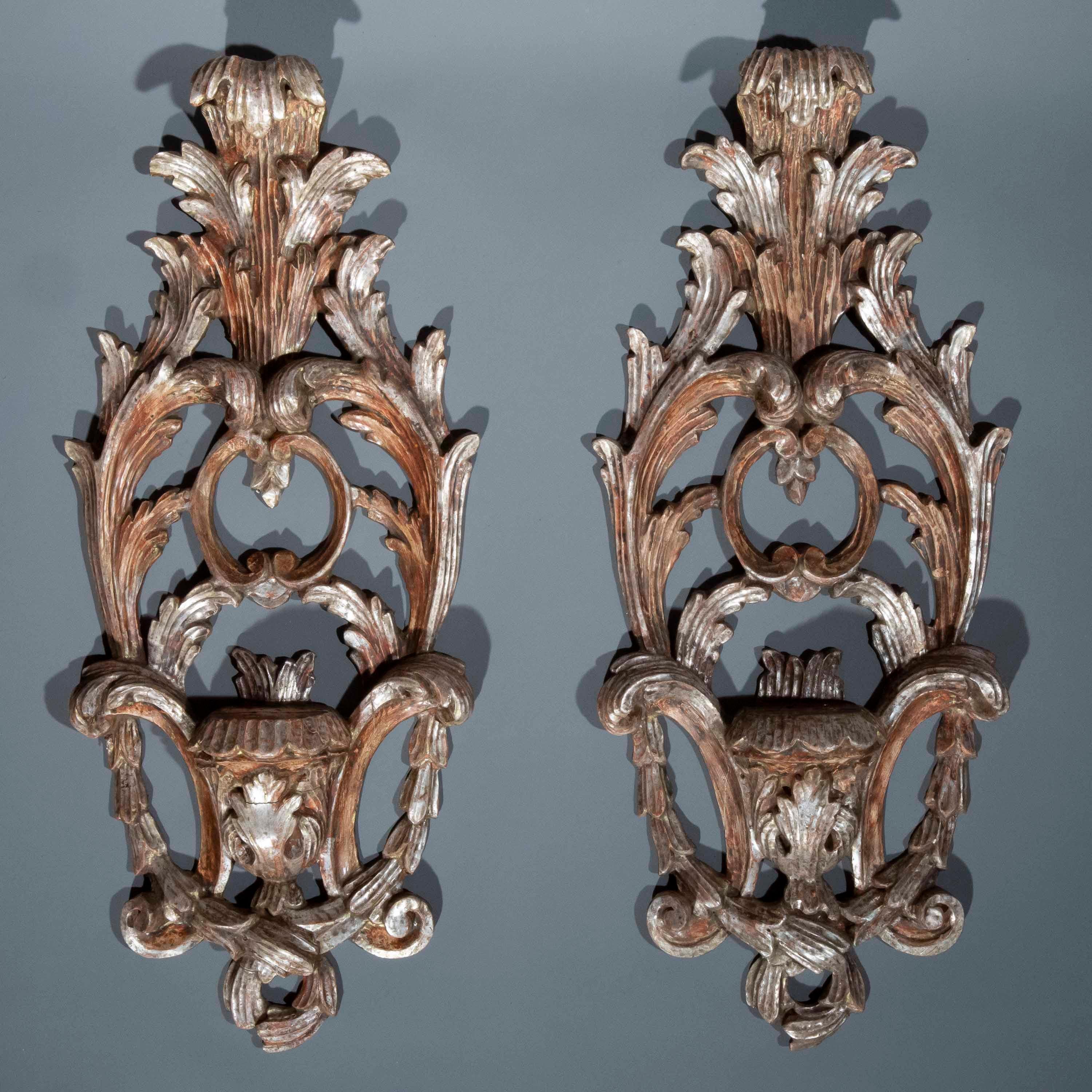 Appliques argentate veneziane del XIX secolo in vendita 2