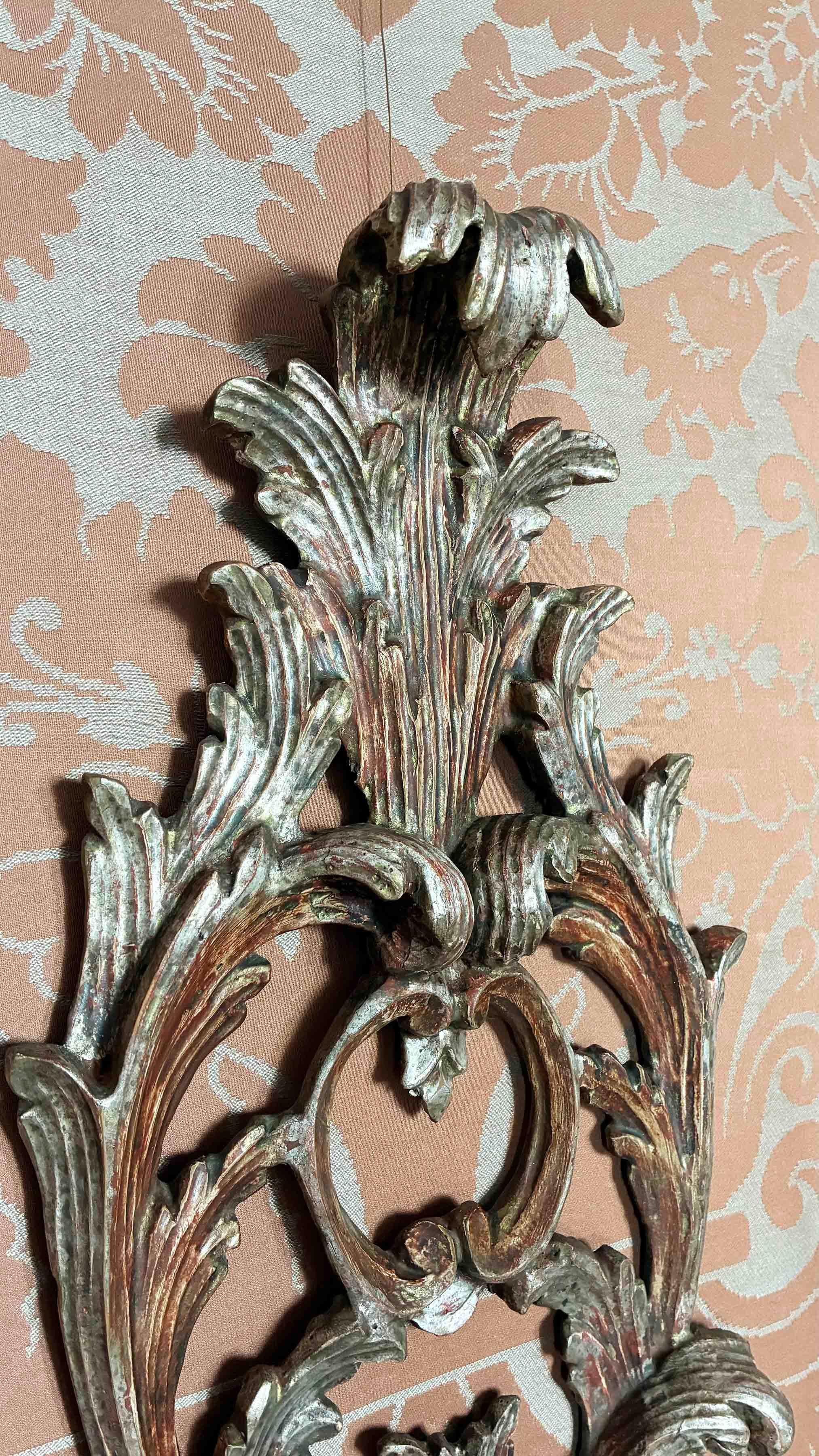 Appliques argentate veneziane del XIX secolo in vendita 4