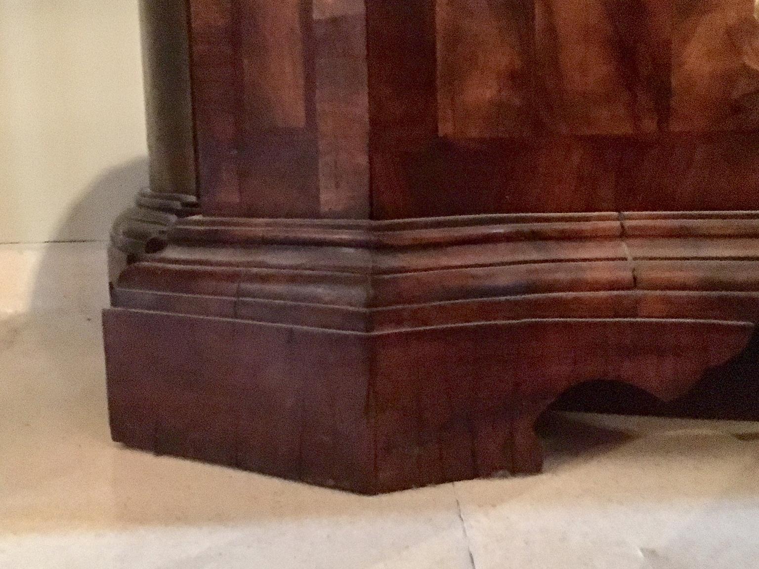 19th Century Venetian Style Secretary Bureau Bookcase 11