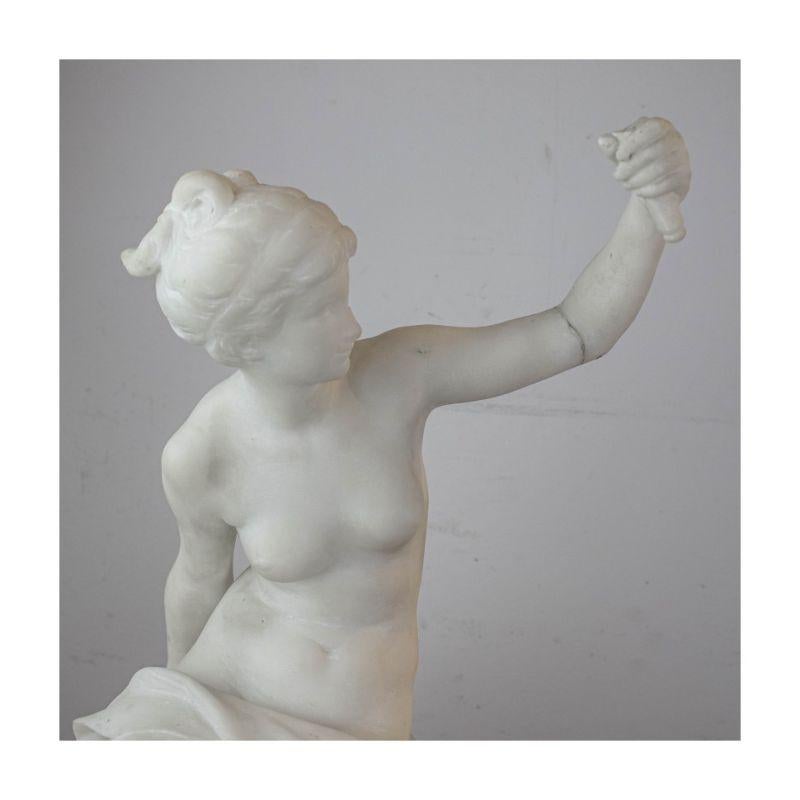 19th Century Venus Sculpture Marble by Barrias In Excellent Condition In Milan, IT