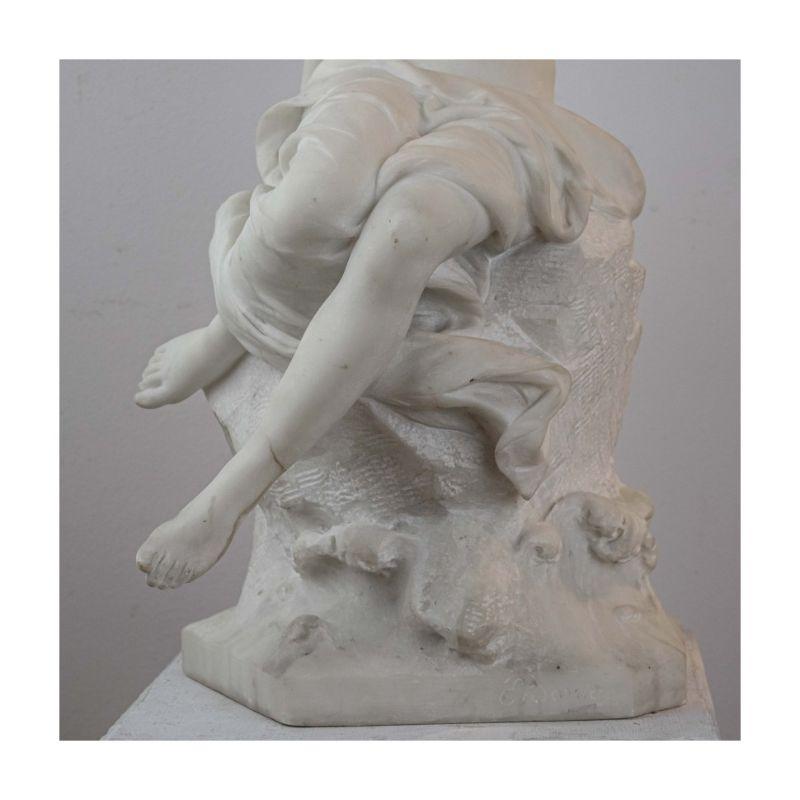 19th Century Venus Sculpture Marble by Barrias 1