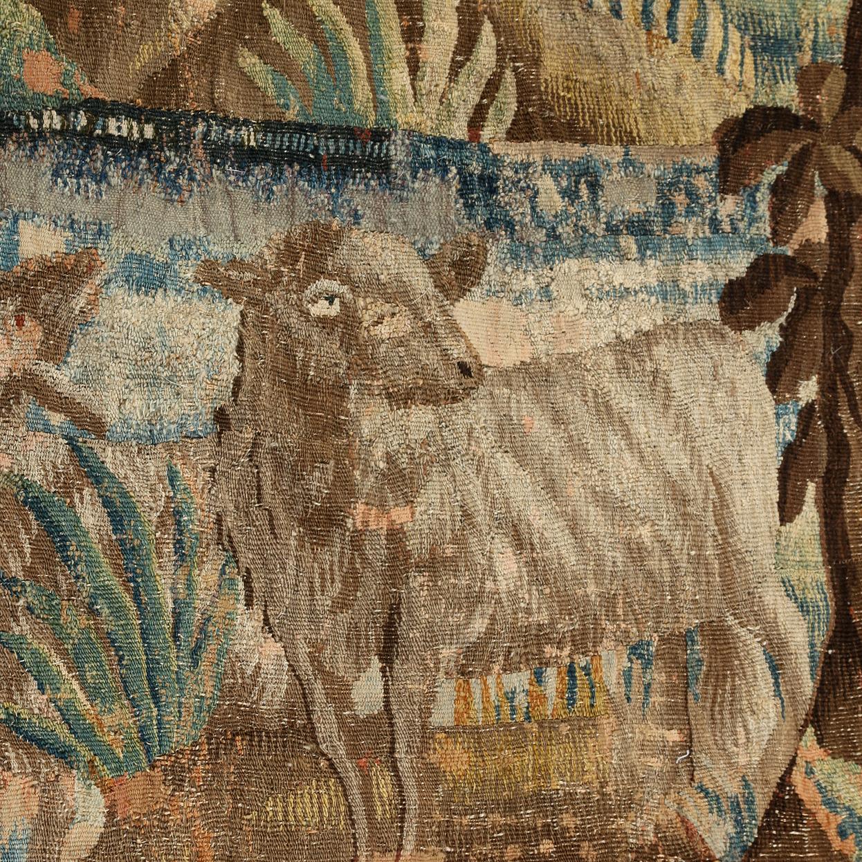 Verdura-Wandteppich aus dem 19. (Wolle) im Angebot