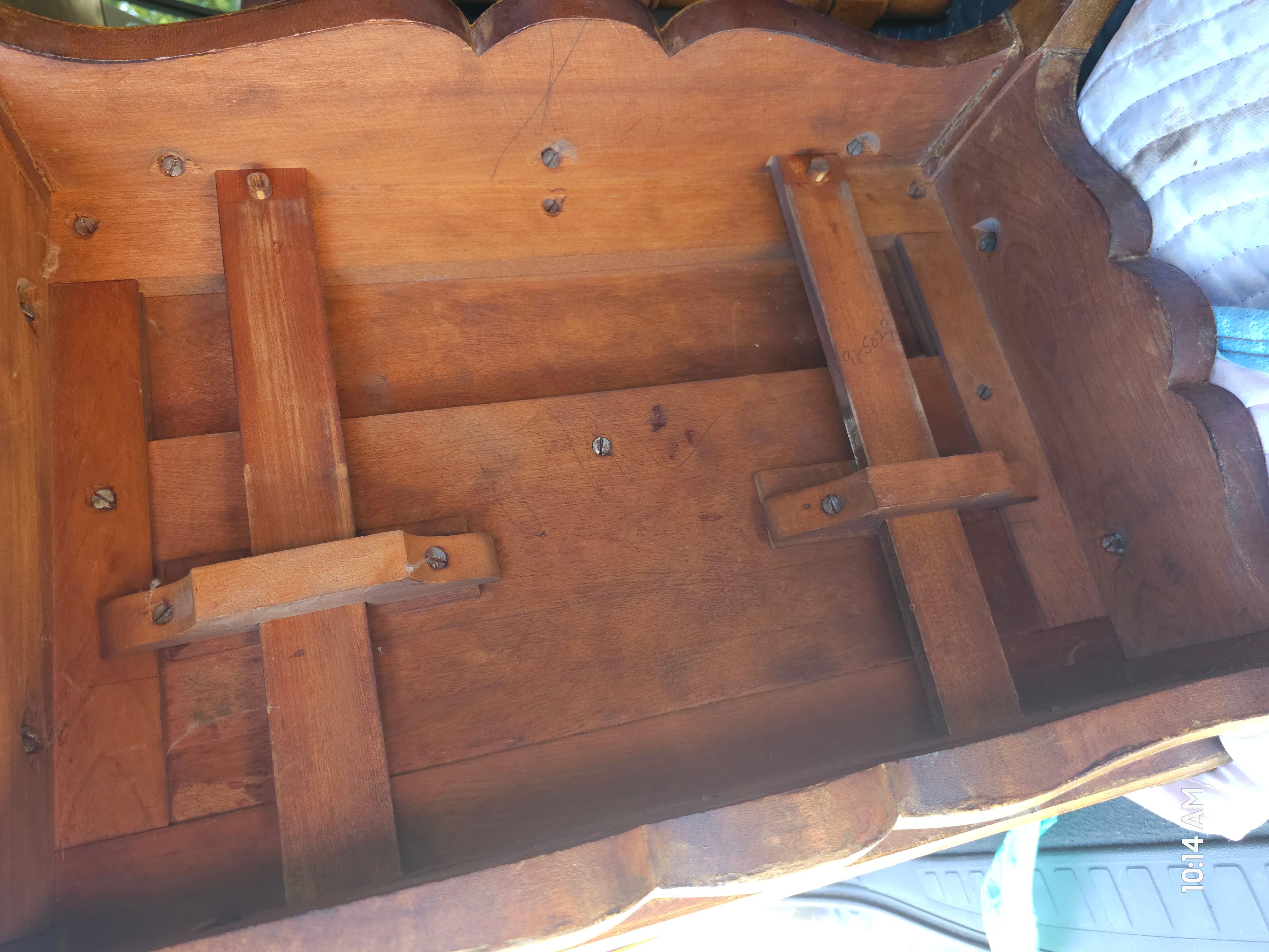 19th Century Vermis Martin Style Bonheur Du Jour Secretary Desk For Sale 4