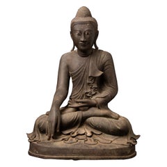 19th century Very beautiful antique bronze Burmese Mandalay Buddha from Burma 19th century Very beautiful antique bronze Burmese Mandalay Buddha from Burma