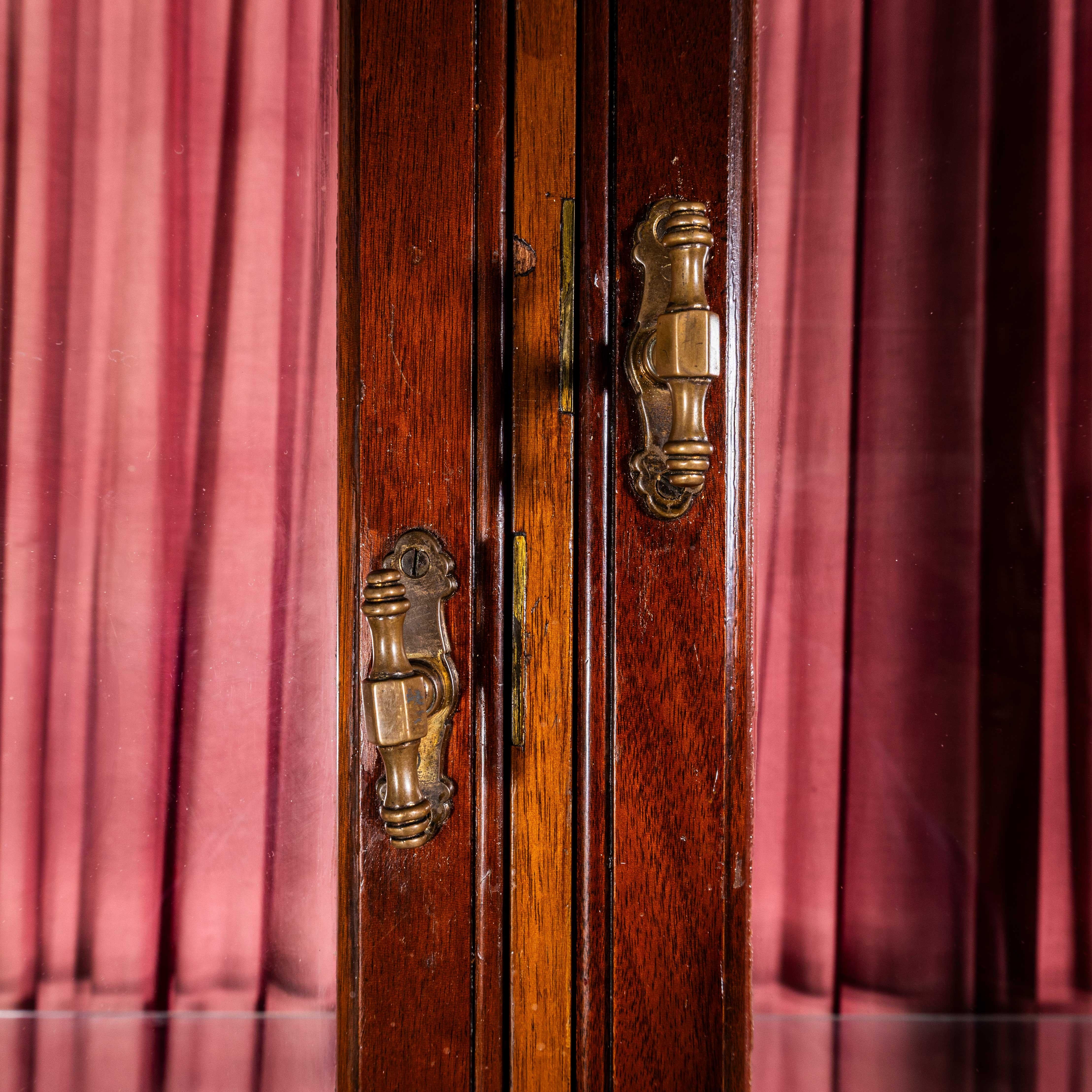 19th Century Very Large Mahogany Glazed Display Cabinet For Sale 3