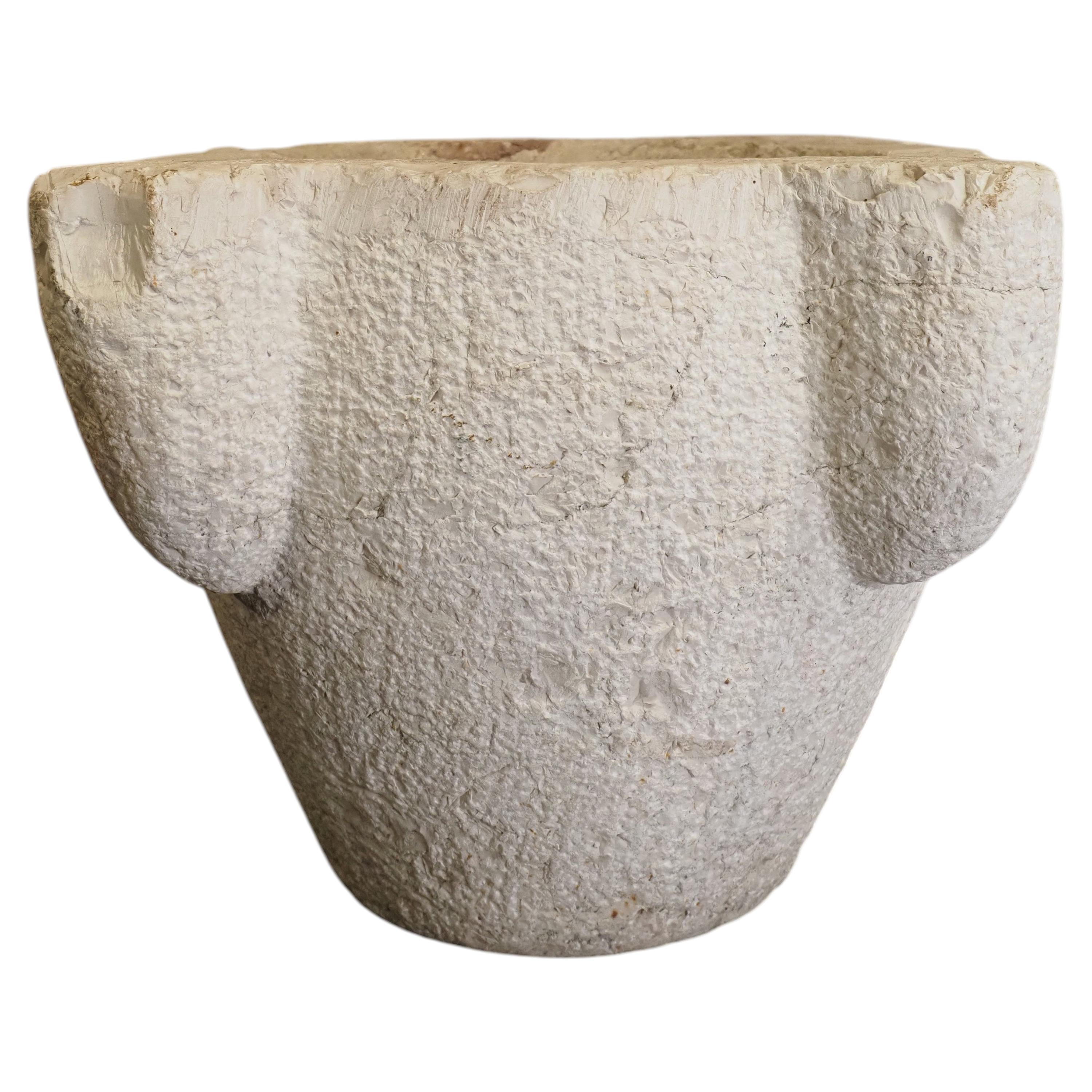 19th Century very large marble mortar