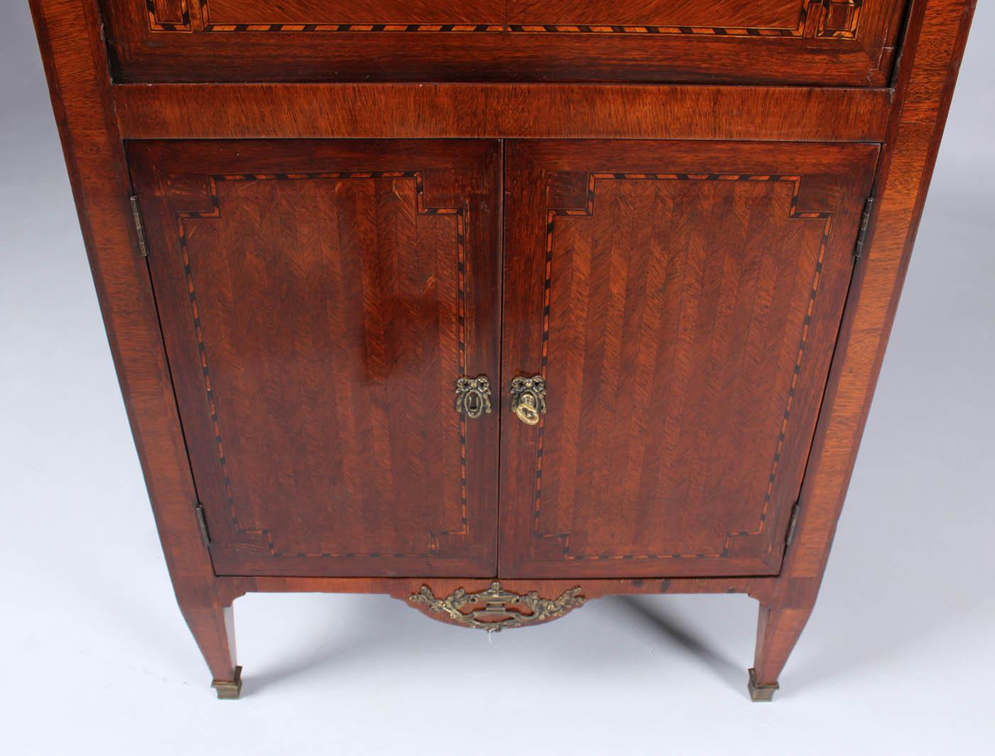 19th Century Very Small Secretary in Louis XVI Style with Marquetry, France 1890 11