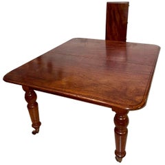 19th Century Victorian Antique Mahogany Extending Dining Table