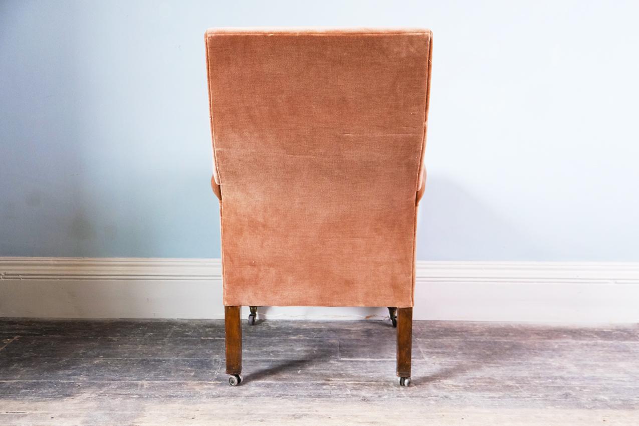 Viktorianischer Sessel des 19. Jahrhunderts, Mahagonigestell mit Polsterung im Angebot 3