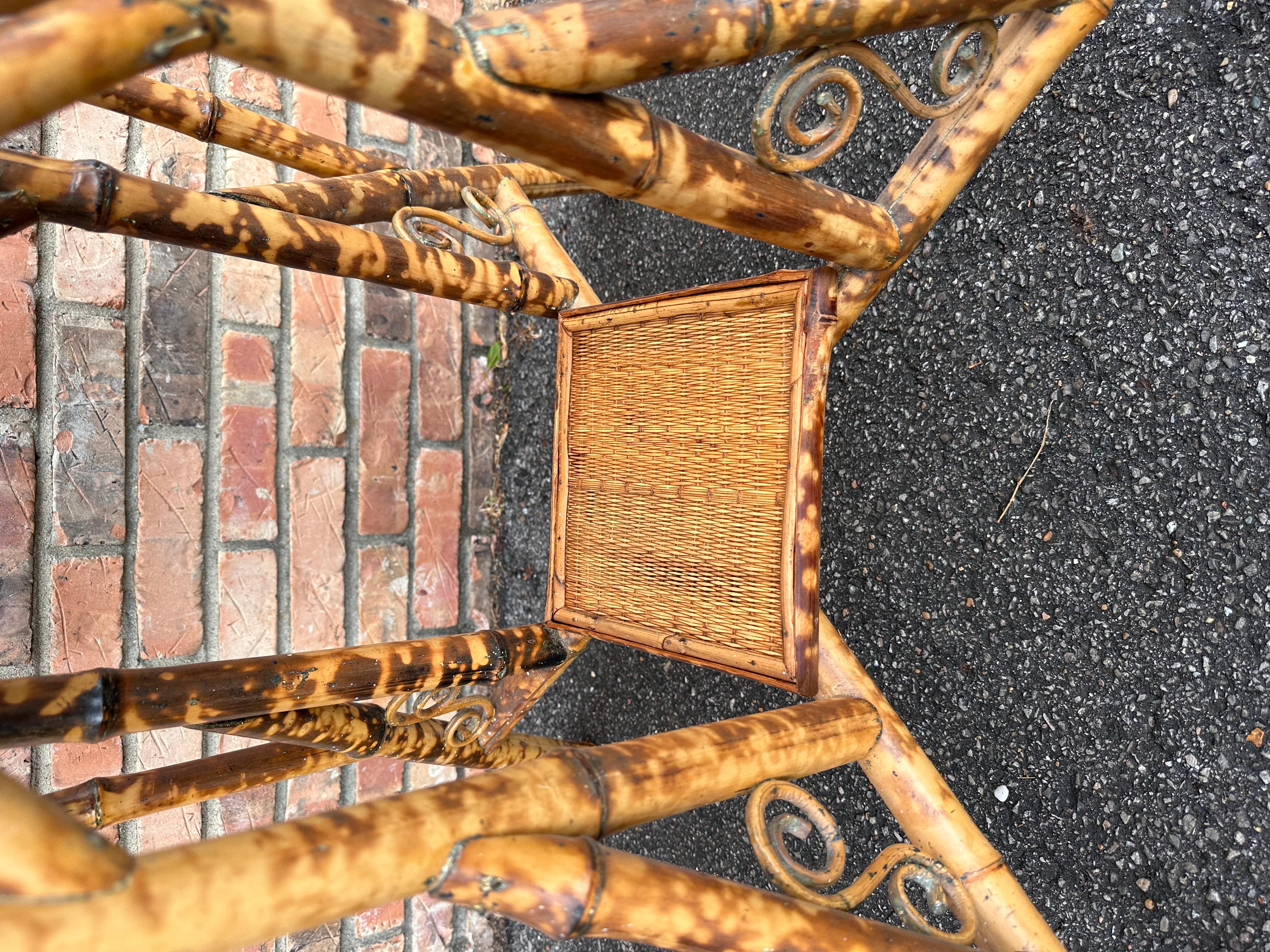 Viktorianischer Bambustisch aus dem 19. Jahrhundert b6 im Zustand „Gut“ in Nashville, TN