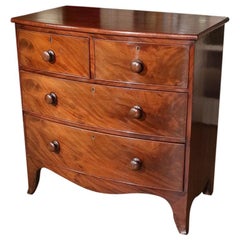 19th Century Victorian Bow Front Chest