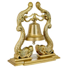 19th century Victorian brass decorative dinner bell