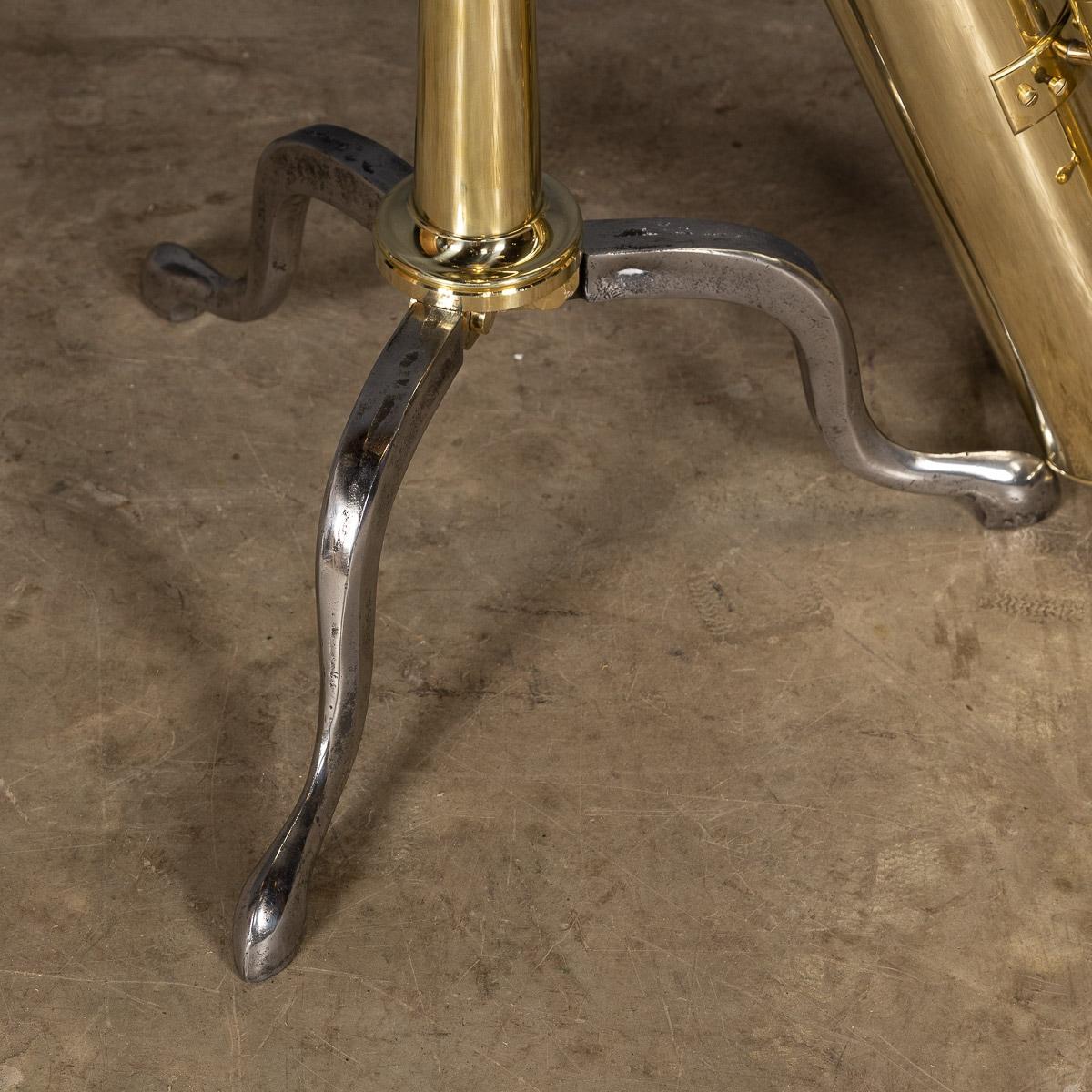 19th Century Victorian Brass Telescope On A Stand, c.1890 8