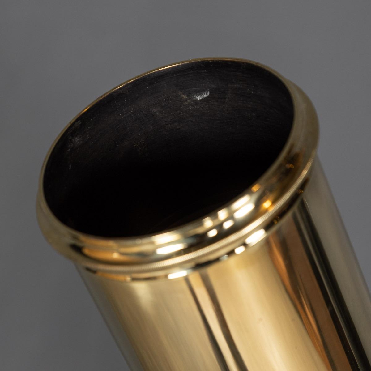 19th Century Victorian Brass Telescope On A Stand, c.1890 1