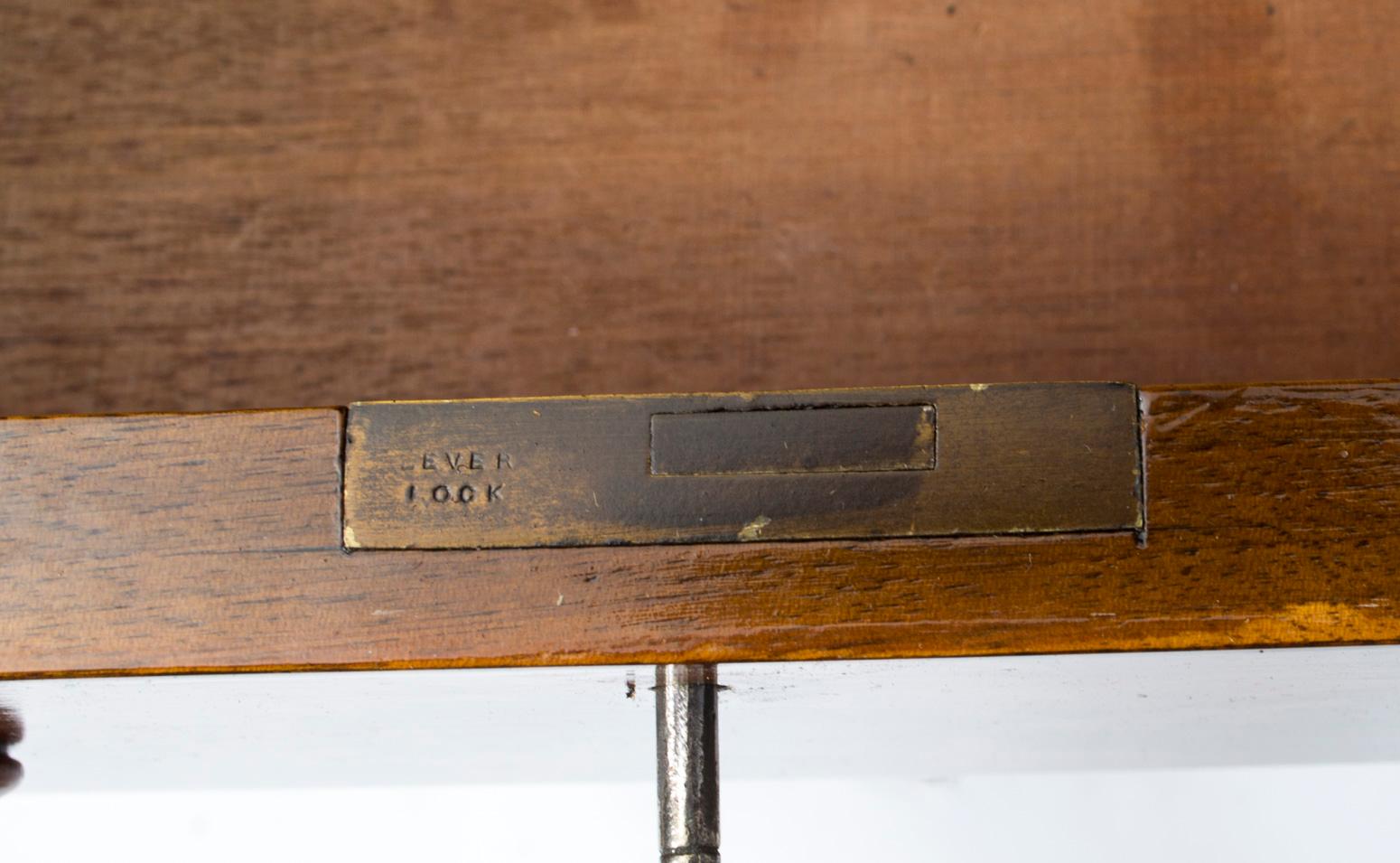 19th Century Victorian Burr Walnut Pop Up Davenport Desk 5