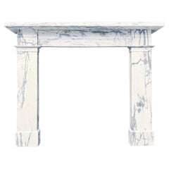 19th Century Victorian Calacatta Marble Fireplace Surround