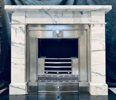 19th Century Victorian Calacatta Marble
Fireplace Surround.