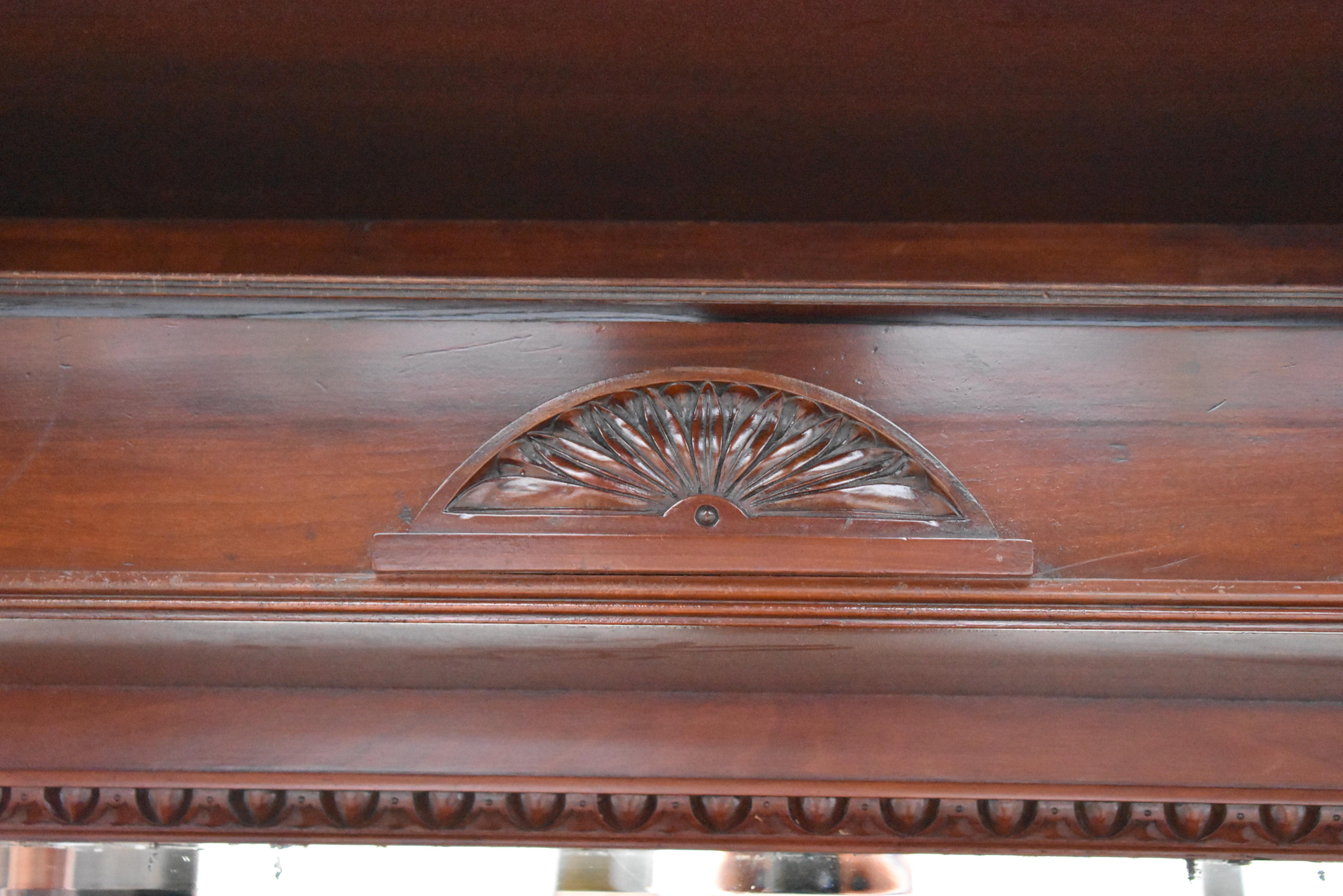 19th Century Victorian Carved Mahogany Front and Back Bar 6
