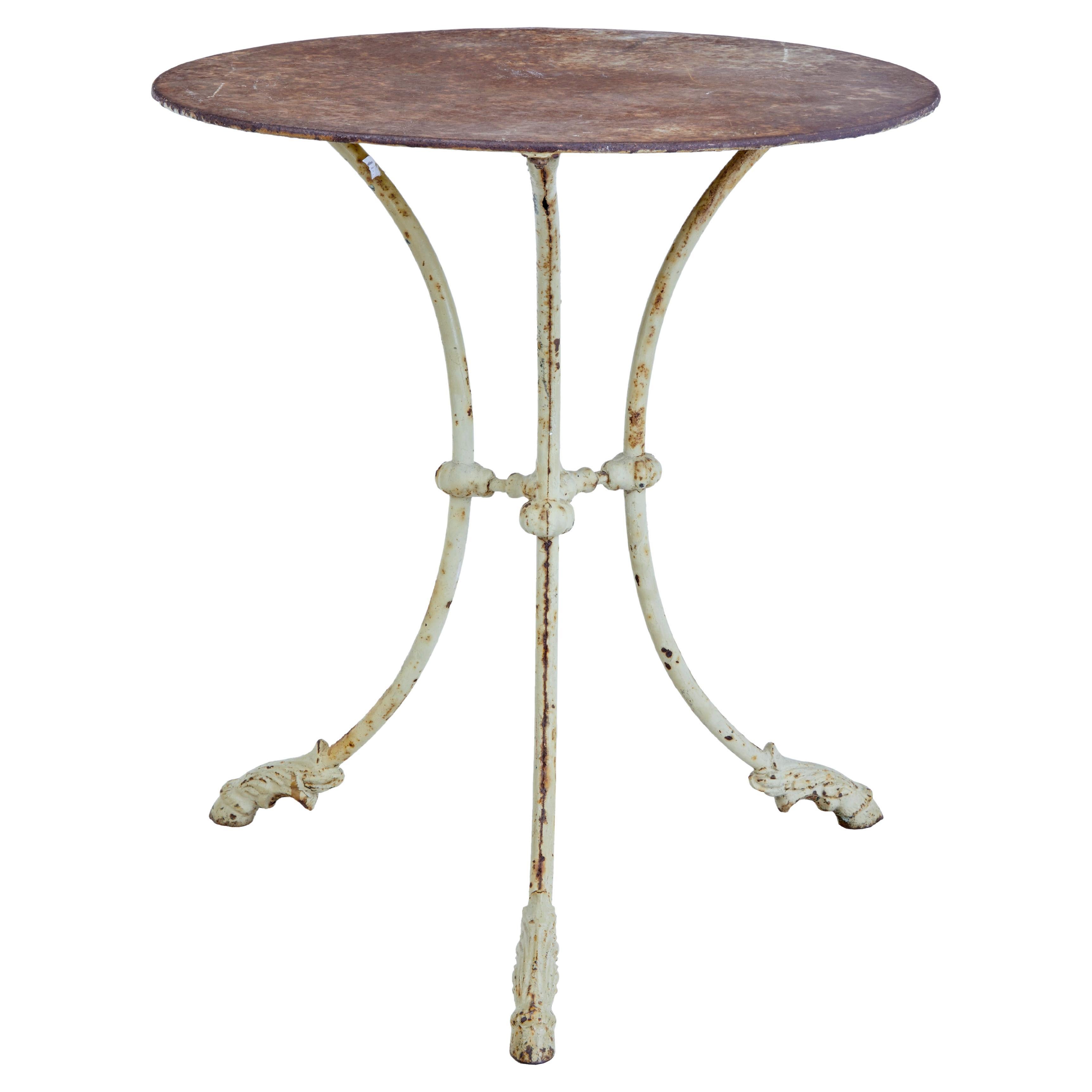 19th Century Victorian Cast Iron Occasional Table