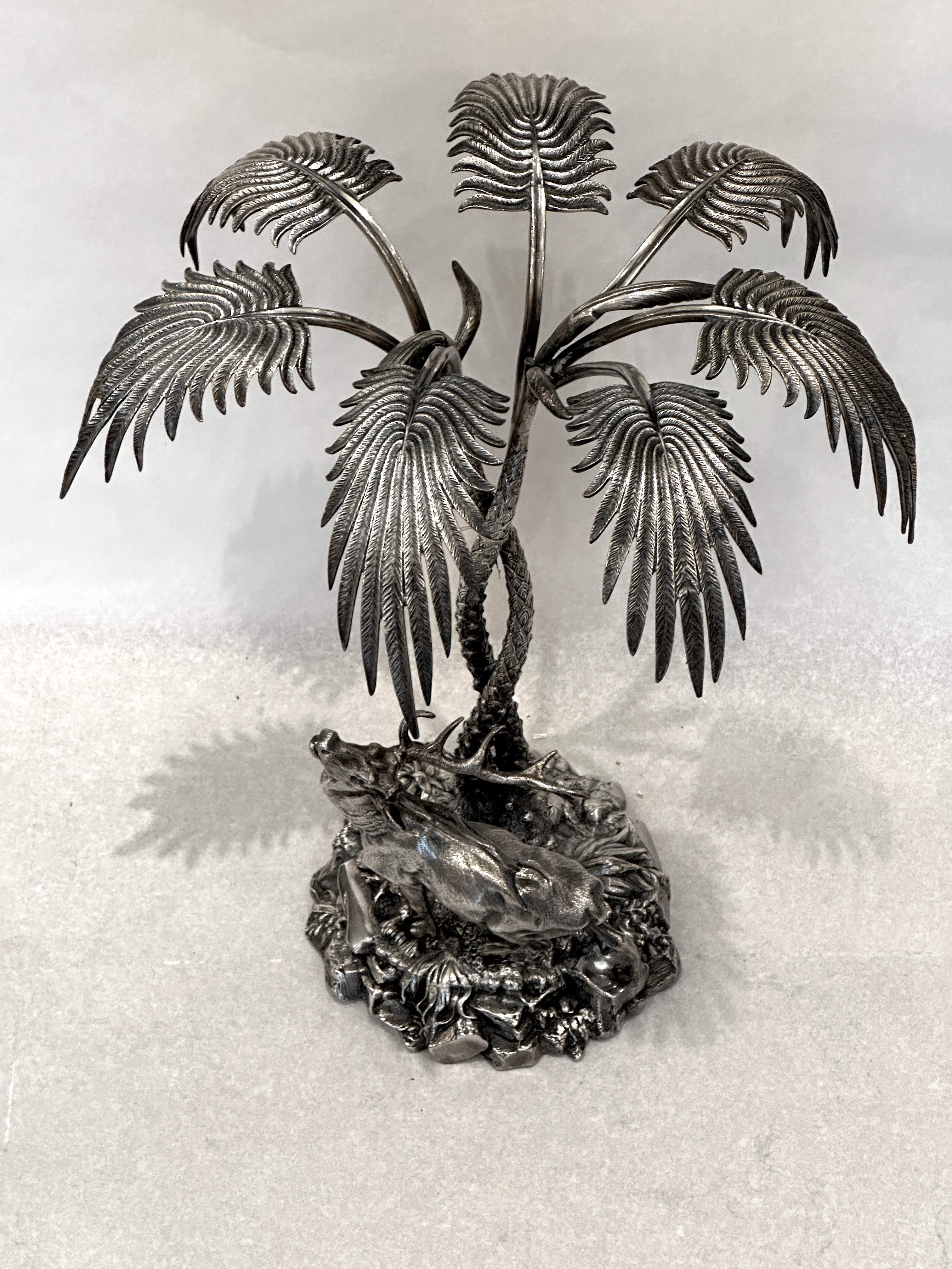 Galvanizzato Centrotavola vittoriano del XIX secolo di Elkington, Inghilterra, circa 1858 in vendita