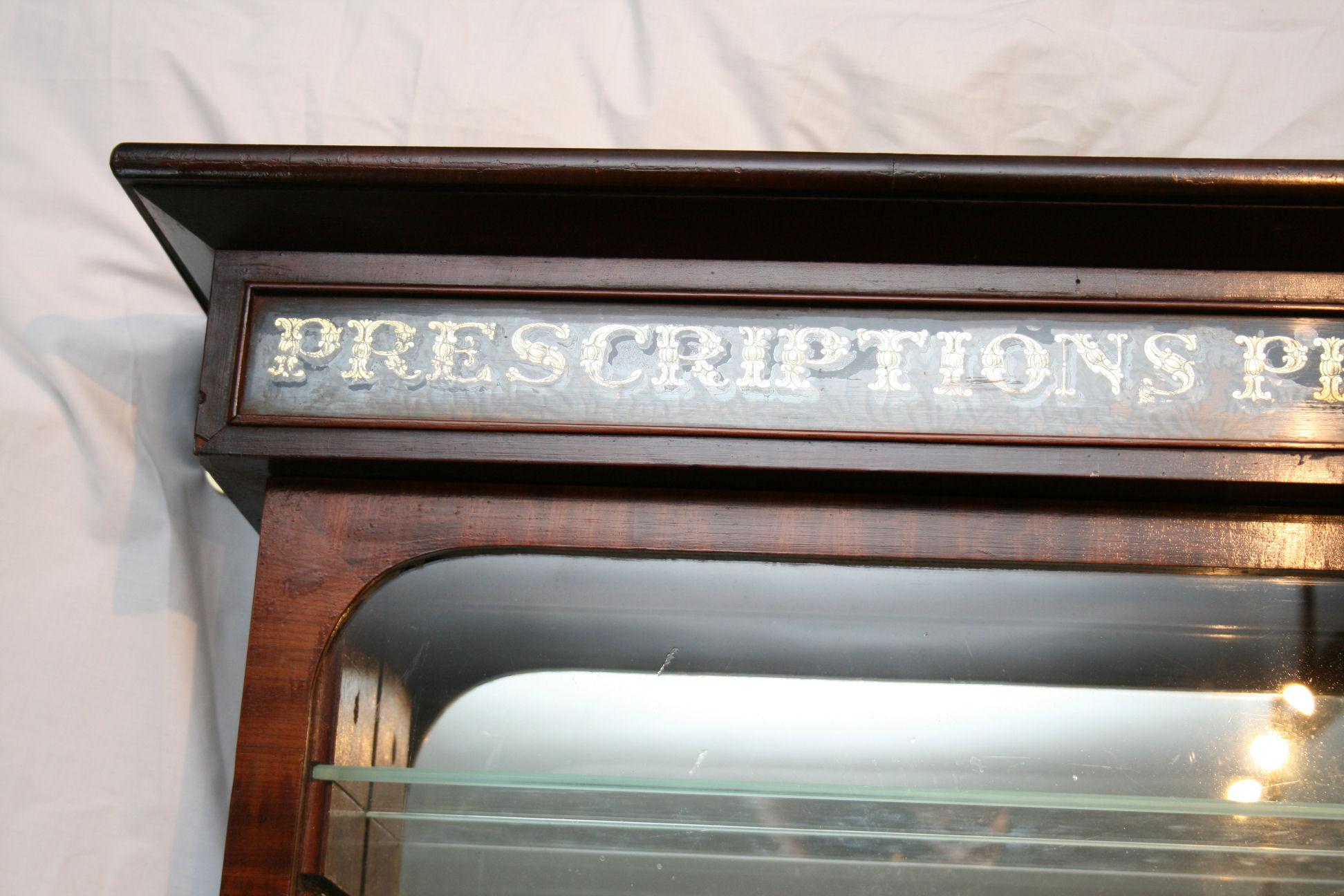 19th Century Victorian Chemist Shop Pharmacy Cabinet 6