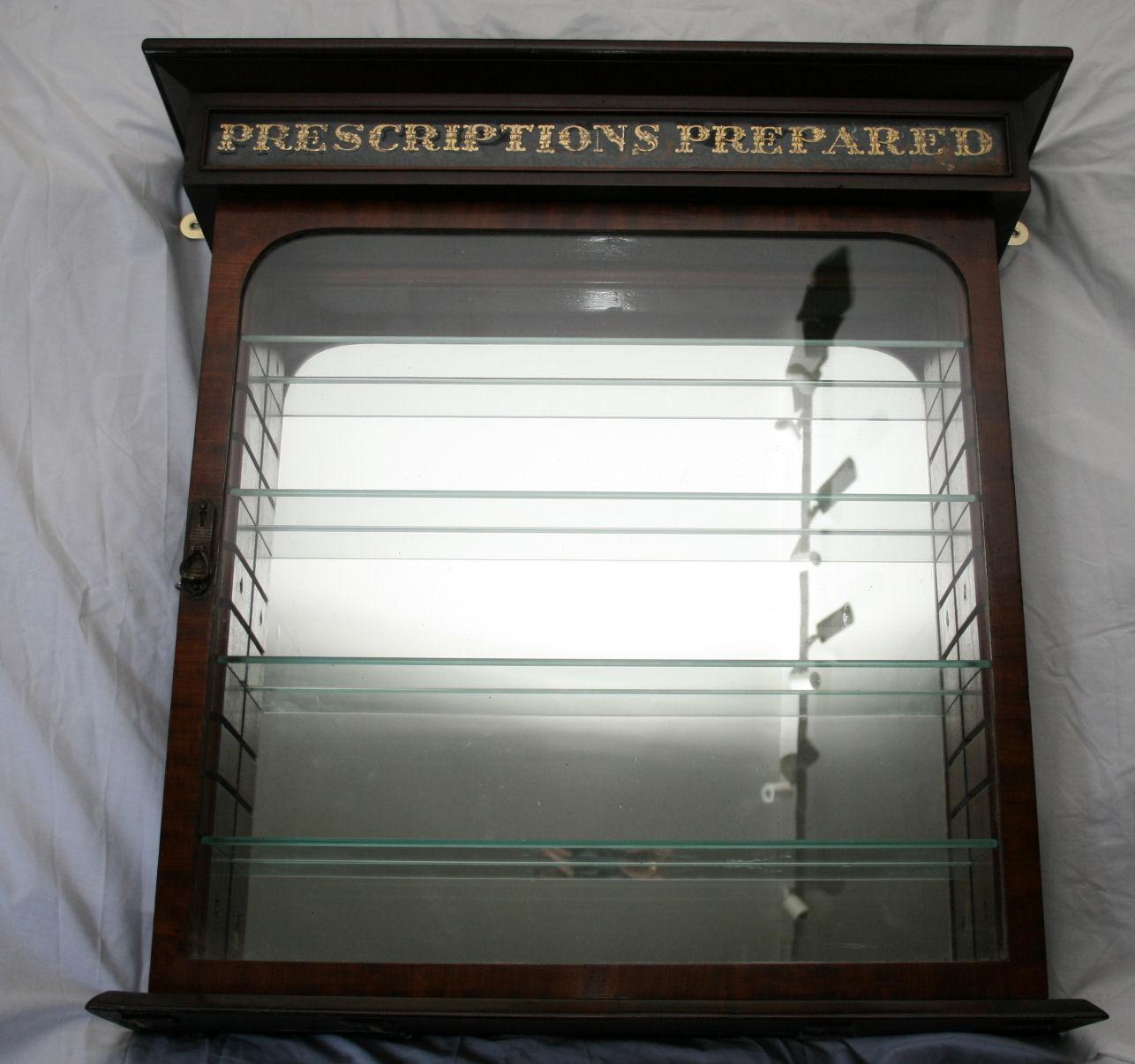 19th Century Victorian Chemist Shop Pharmacy Cabinet 13