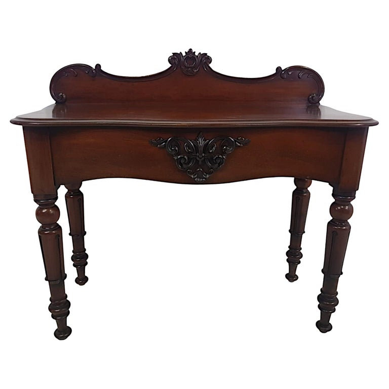 19th Century Victorian Console or Hall Table For Sale