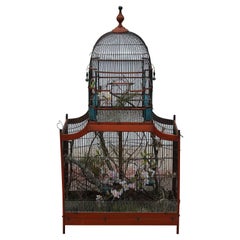 Antique 19th Century Victorian Cupola Bird Cage