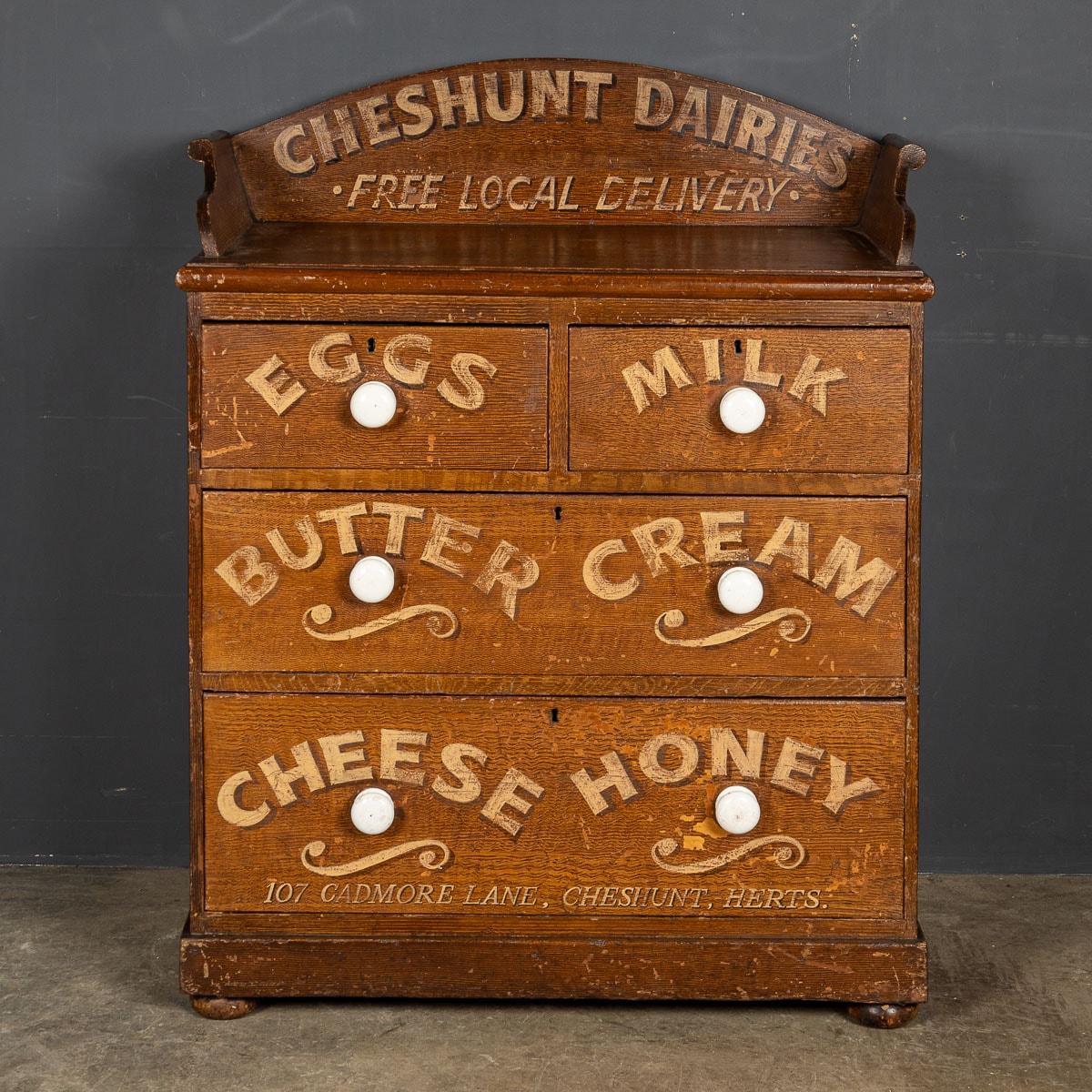 British 19th Century Victorian Dairy Store Counter / Sideboard, c.1890 For Sale