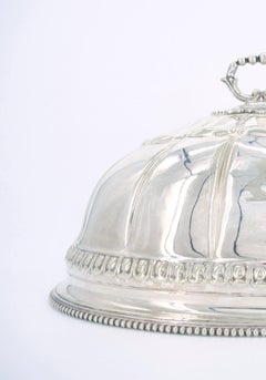 19th Century Victorian English Silverplate Meat Dome