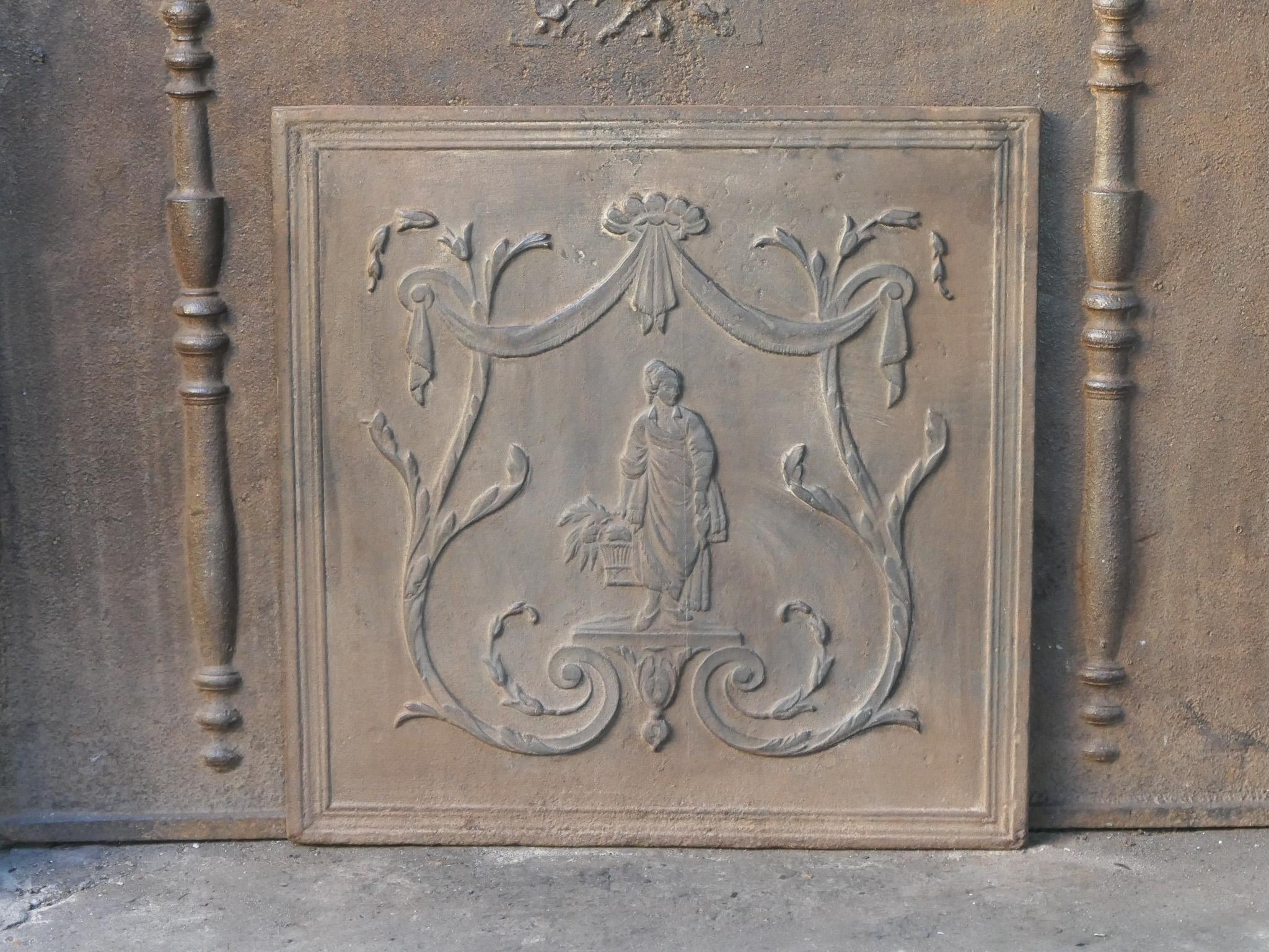 19th Century Victorian Fireback In Good Condition For Sale In Soest, NL