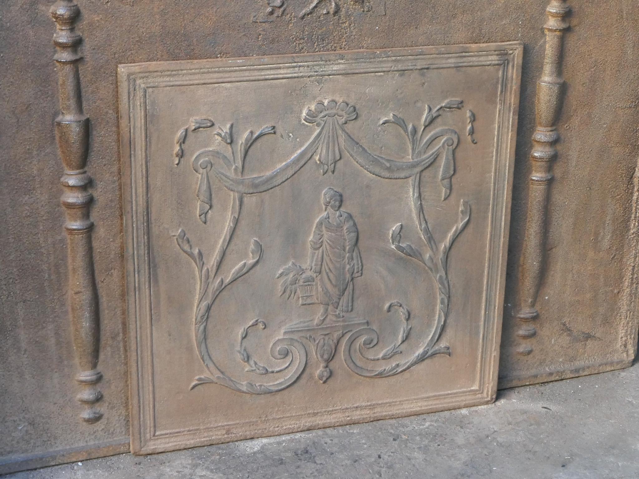 19th Century Victorian Fireback For Sale 1