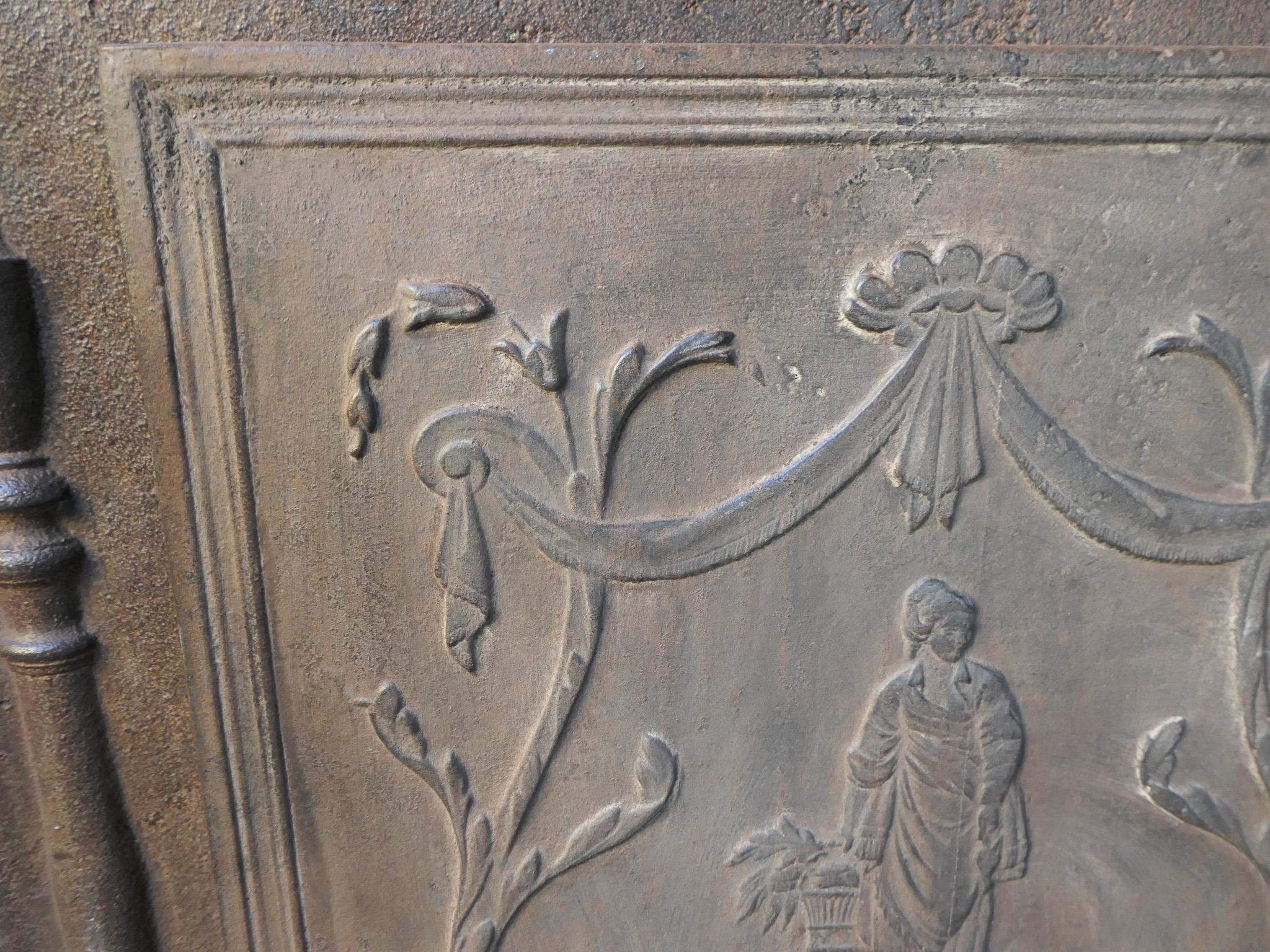 19th Century Victorian Fireback For Sale 2