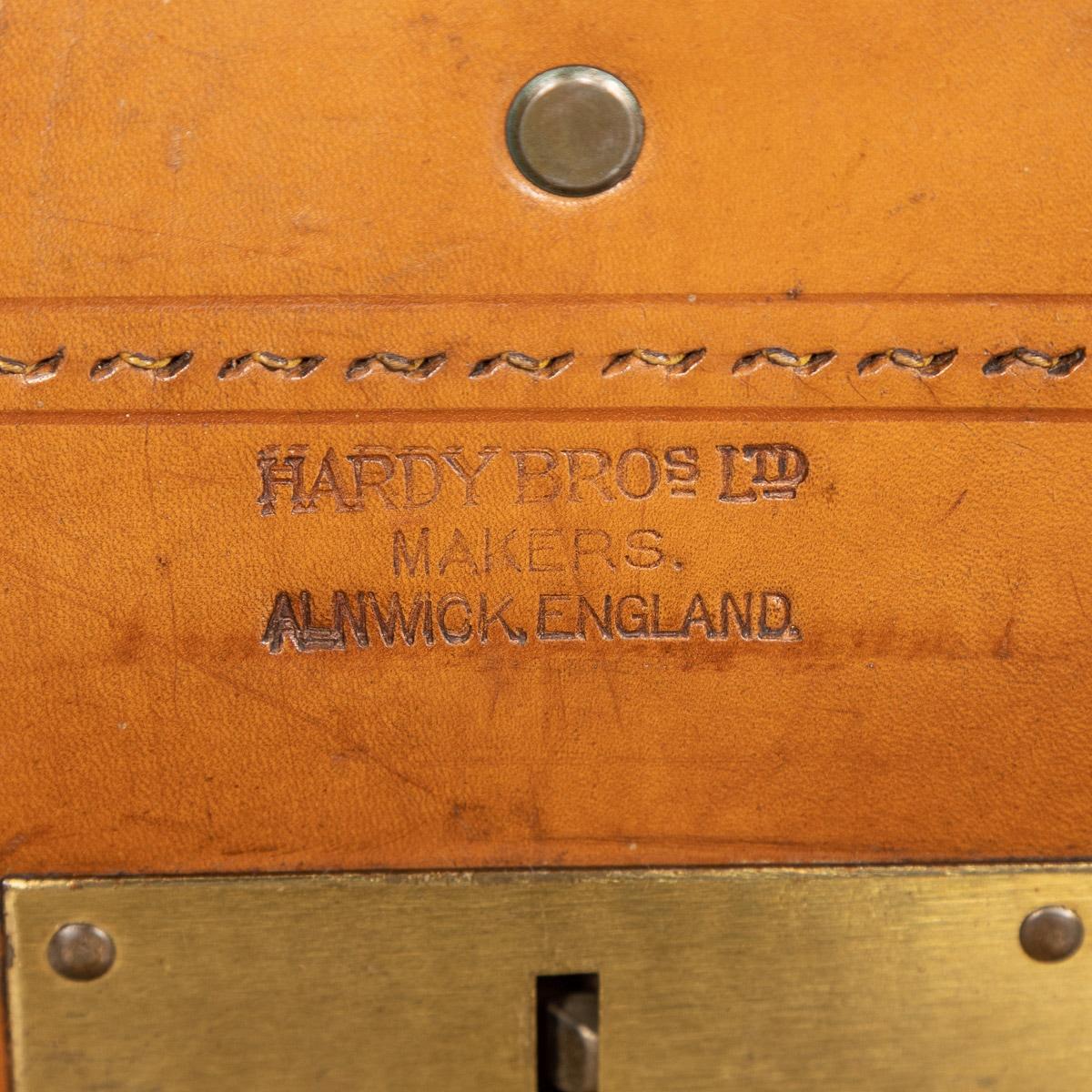 19th Century Victorian Fishing Tackle Leather Trunk, Hardy Brothers, c.1890 14