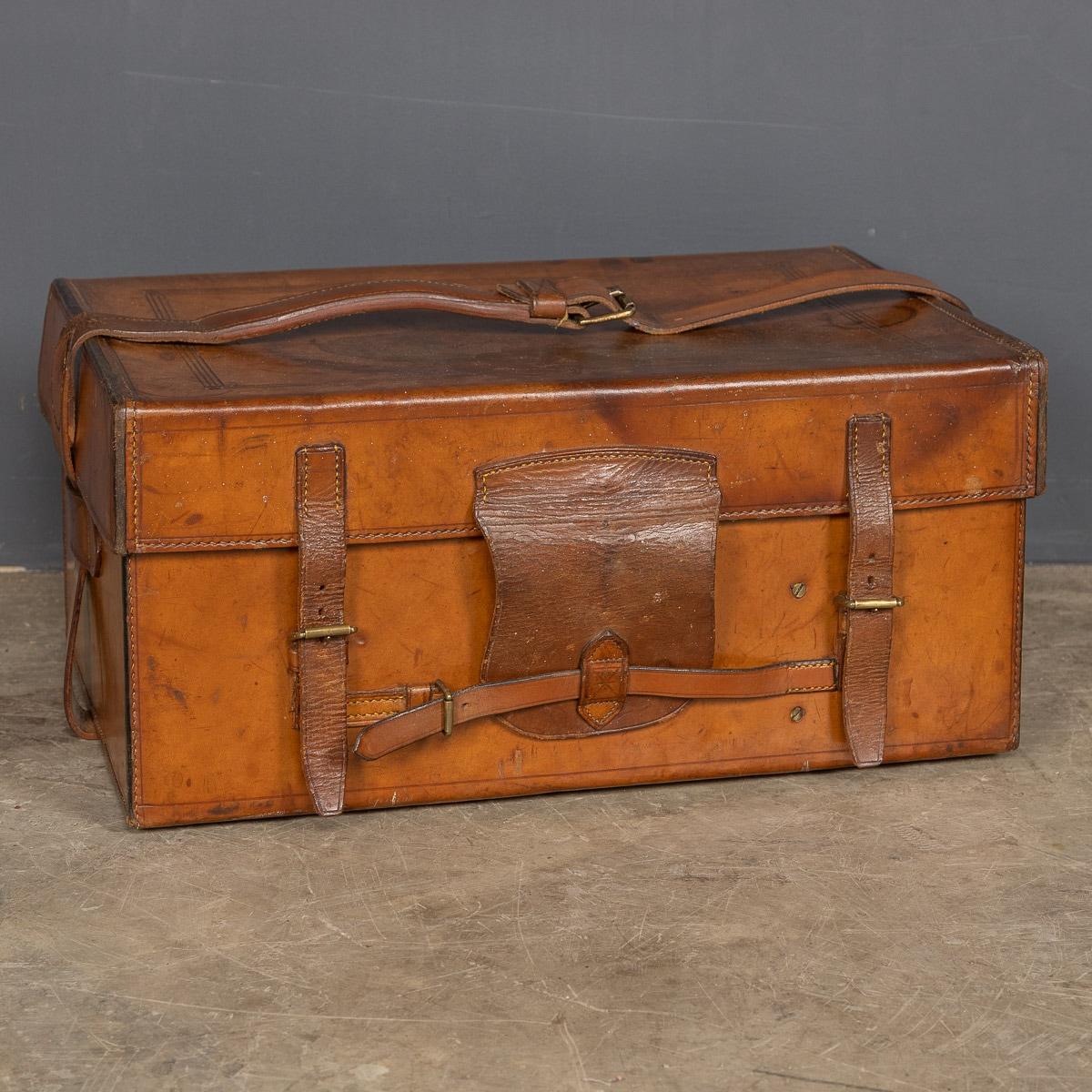 19th Century Victorian Fishing Tackle Leather Trunk, Hardy Brothers, c.1890 1