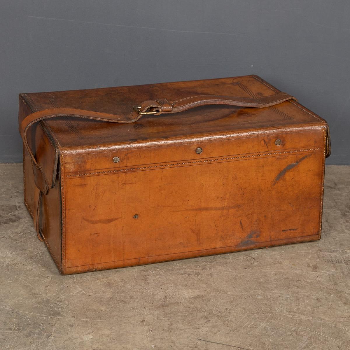 19th Century Victorian Fishing Tackle Leather Trunk, Hardy Brothers, c.1890 2