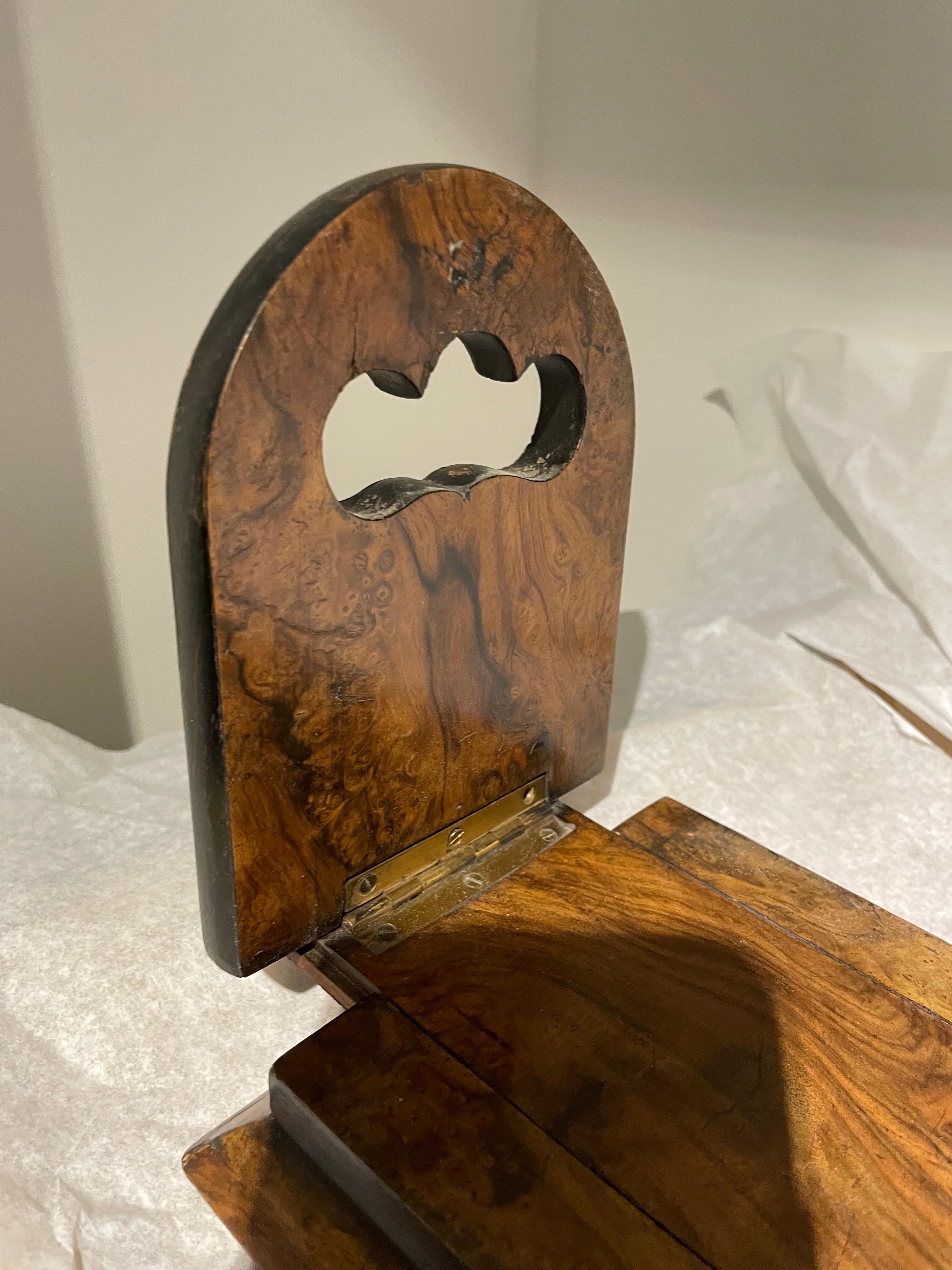 Hand-Crafted 19th Century Victorian Folding Bookrest  For Sale