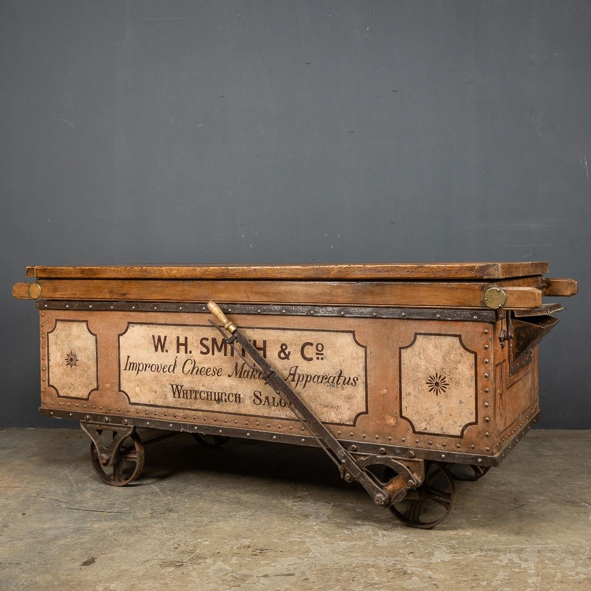 British 19th Century Victorian Freight Carriage with Oak Top, circa.1880 For Sale