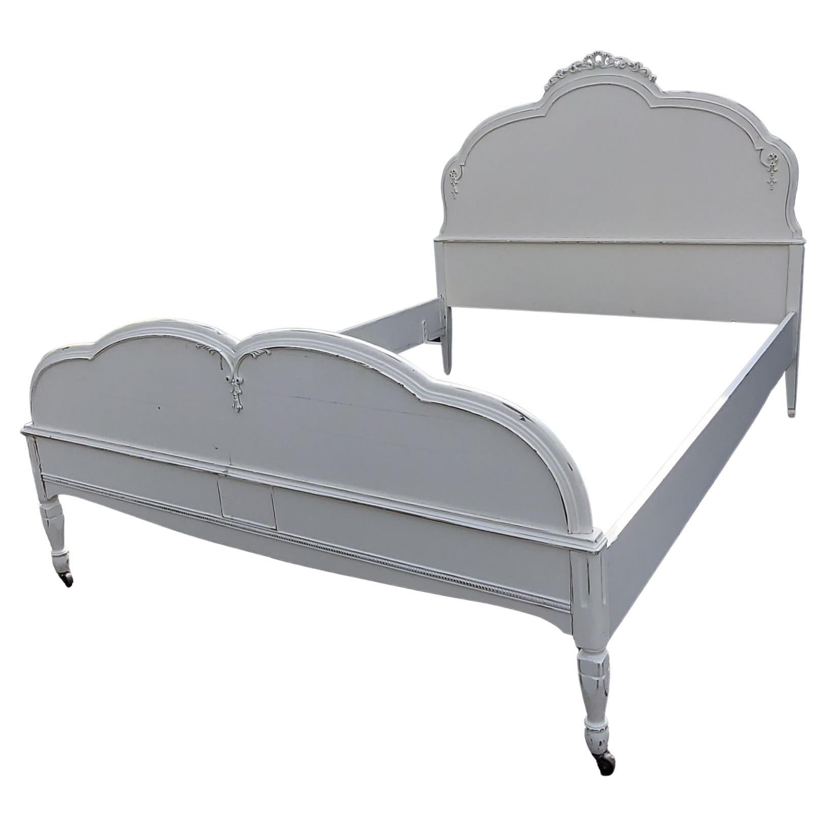 19th Century Victorian Full Size Bedstead, Circa 1890s In Good Condition In Germantown, MD