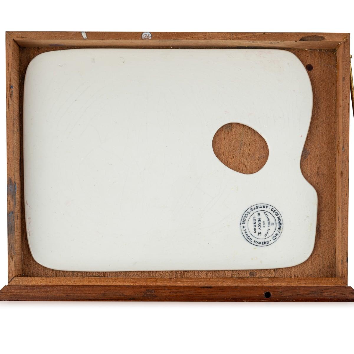 Scatola per acquerello G Rowney and Co. del XIX secolo, vittoriana, A.I.C. in vendita 1