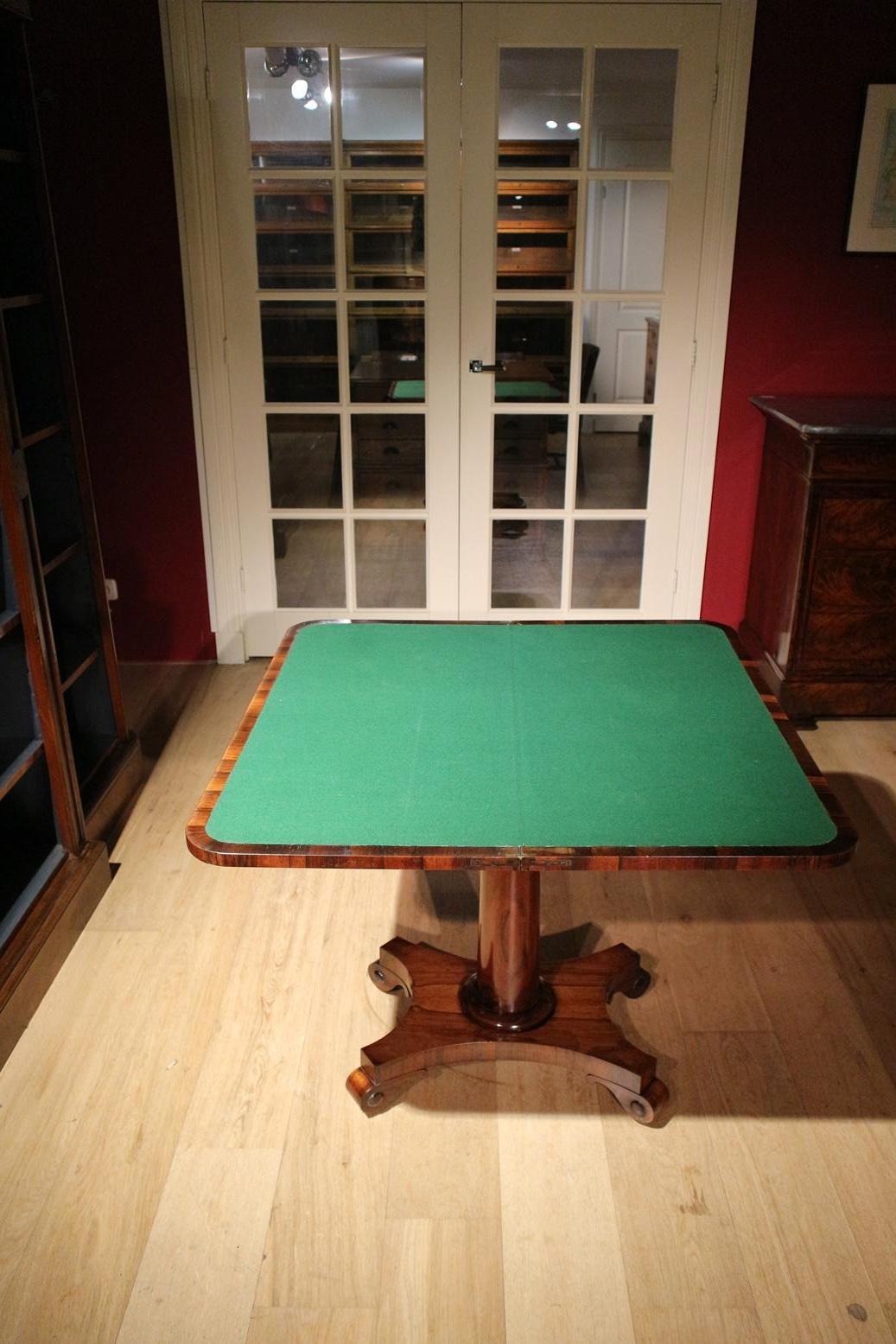19th Century Victorian Game Table 4